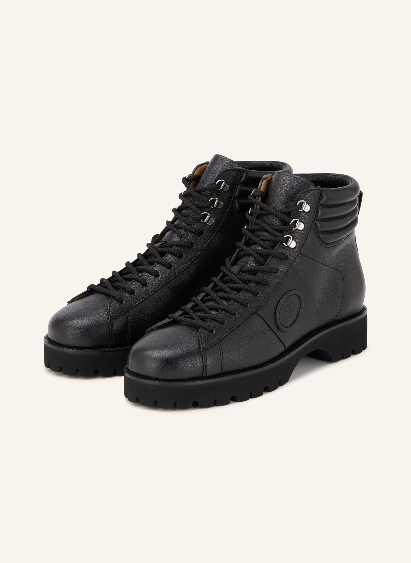 VALENTINO GARAVANI Schnürboots LORD CHUNKY: SCHWARZ