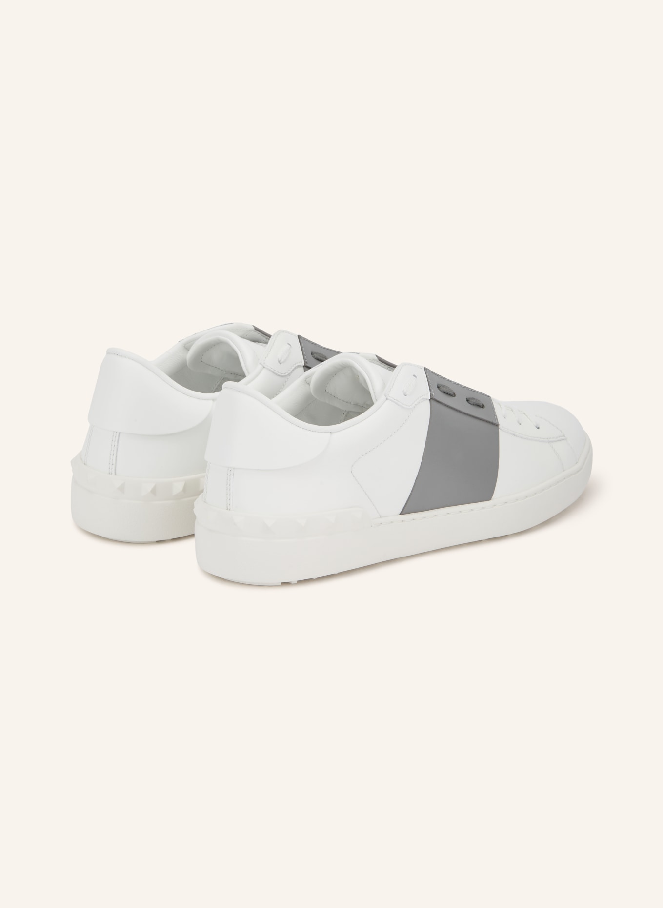 VALENTINO GARAVANI Sneakers OPEN: WHITE / GRAY