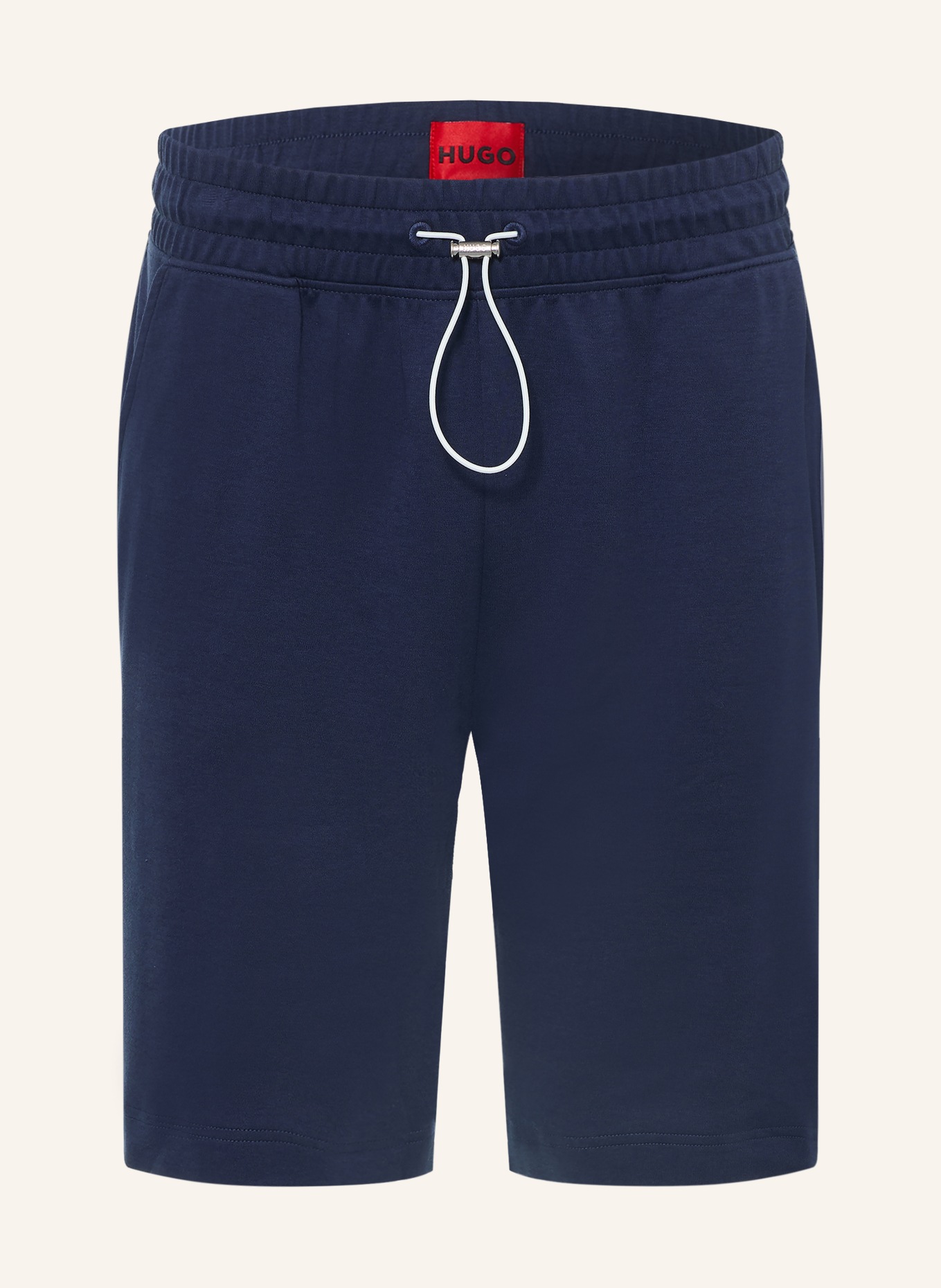 HUGO Loungeshort NAUTIX: DONKERBLAUW / LICHTGRIJS