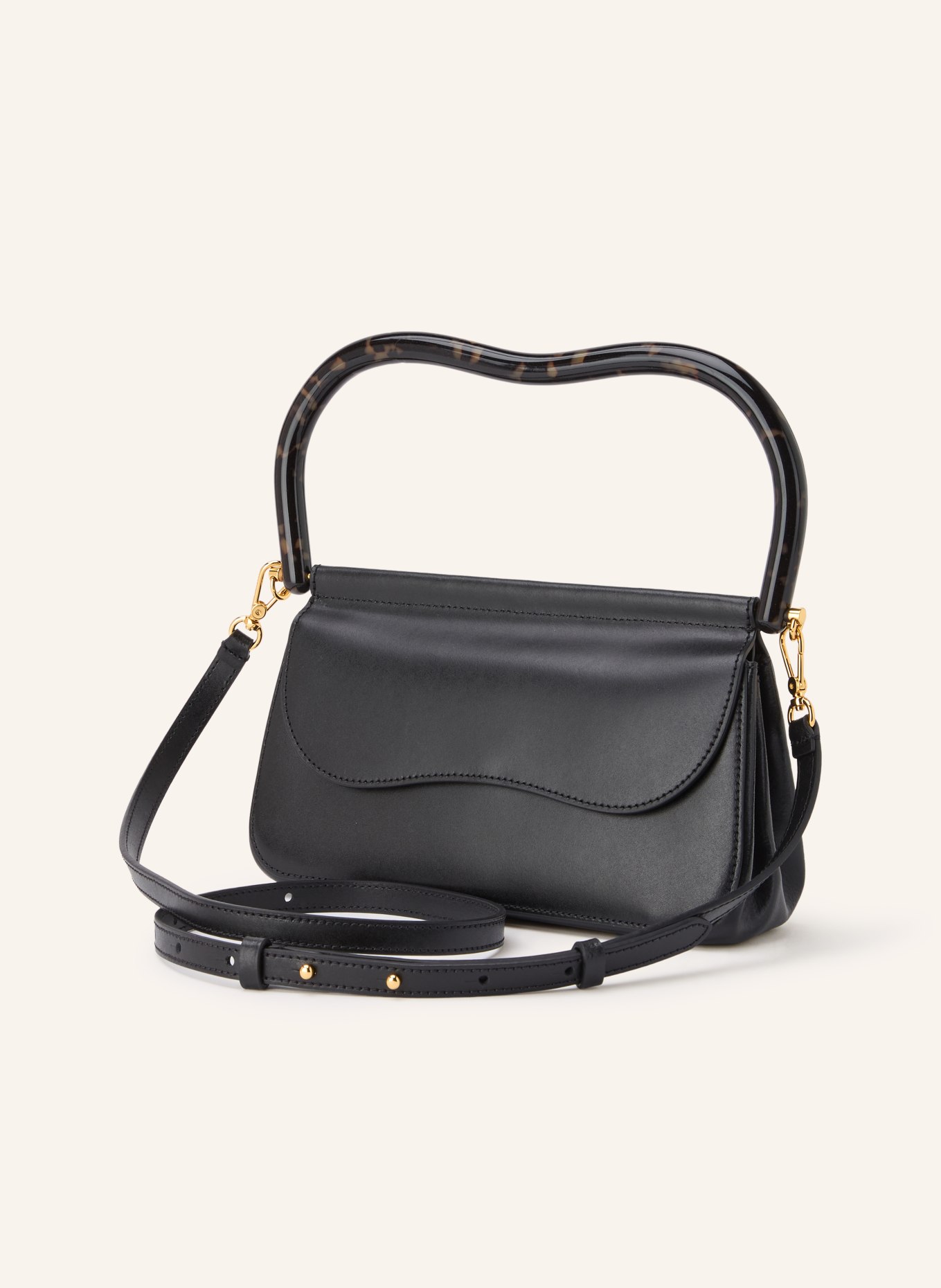 COCCINELLE Handbag: BLACK / GOLD