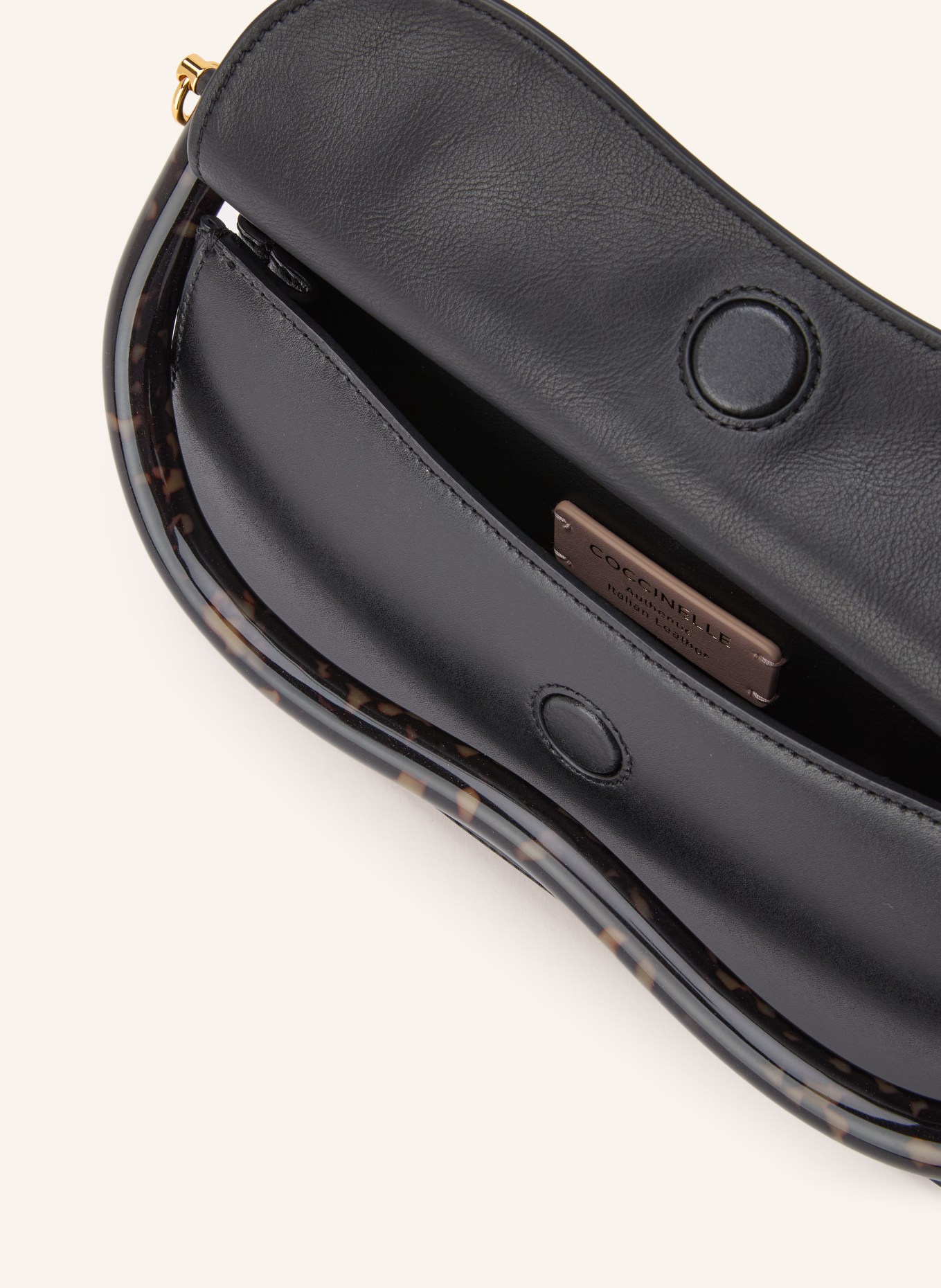 COCCINELLE Handbag: BLACK / GOLD