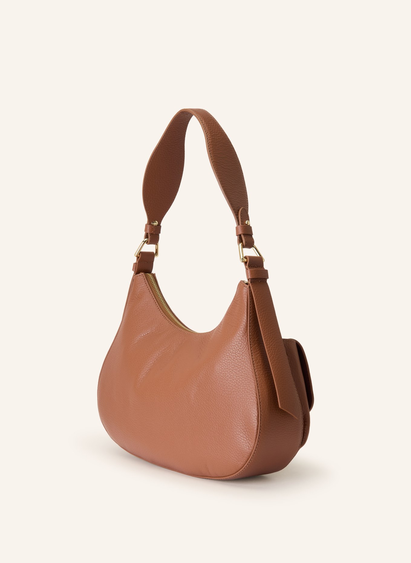 COCCINELLE MAVERY Shoulder Bag: COGNAC