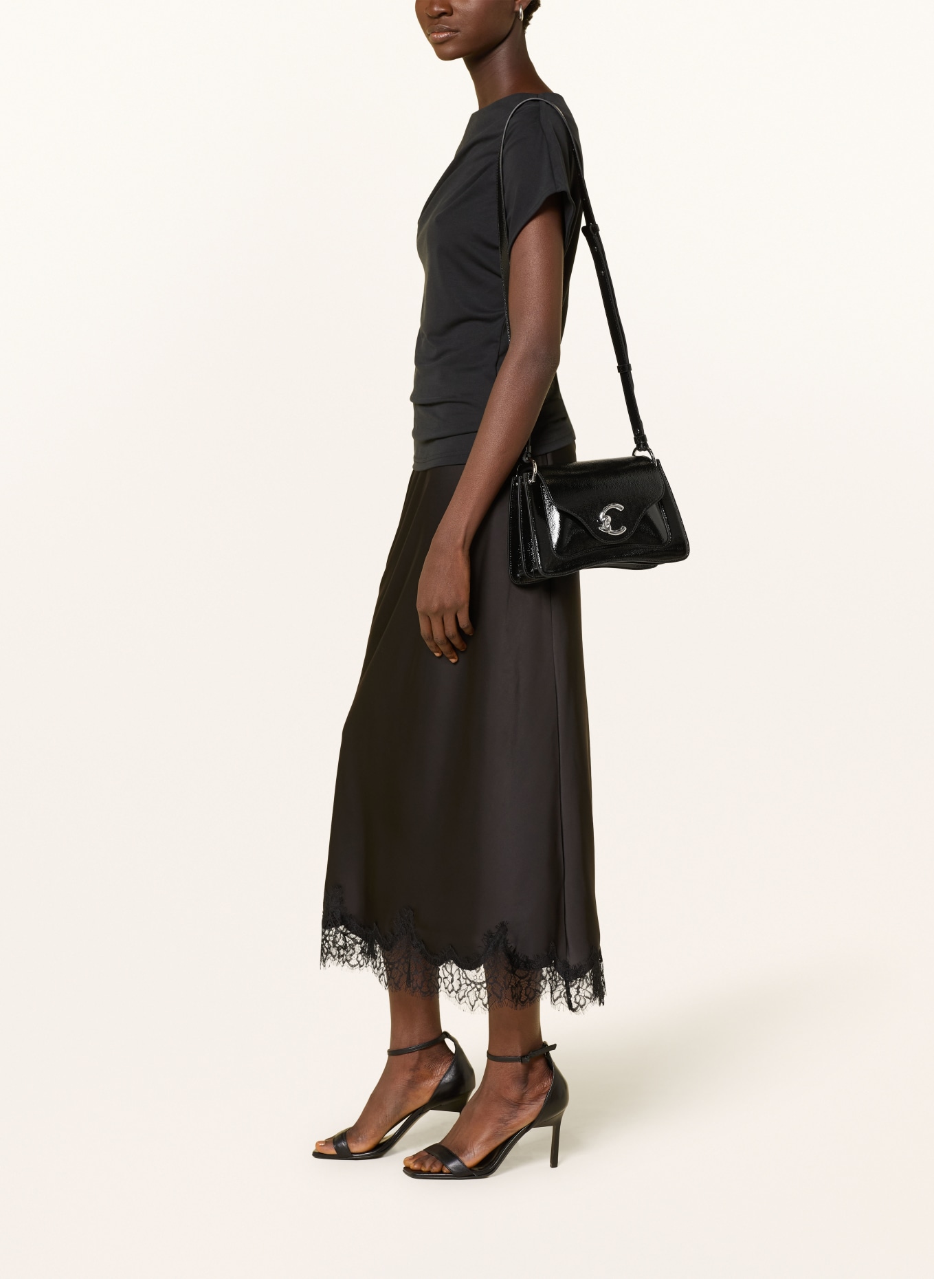 COCCINELLE Crossbody bag: BLACK