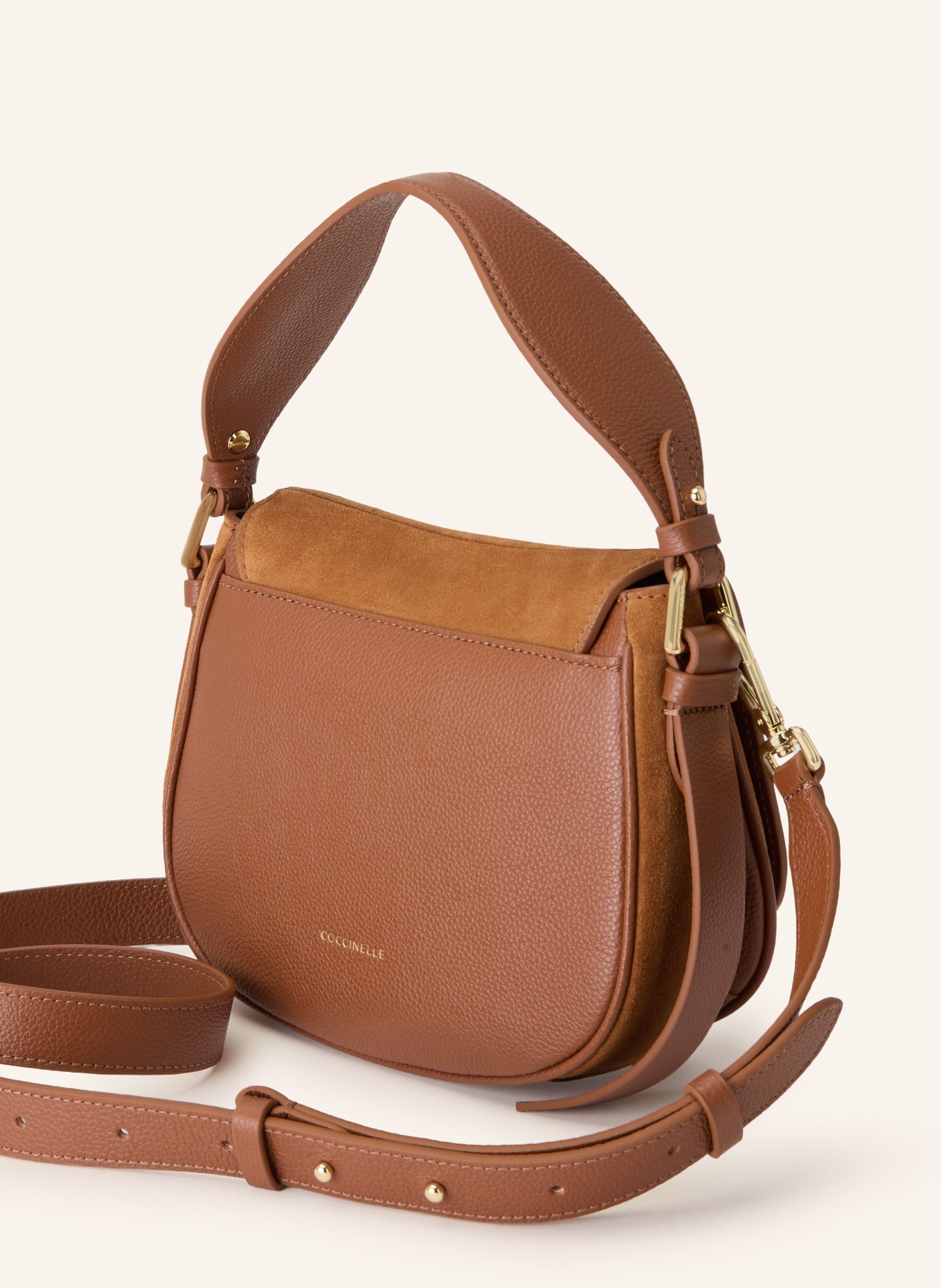 COCCINELLE Crossbody bag: COGNAC