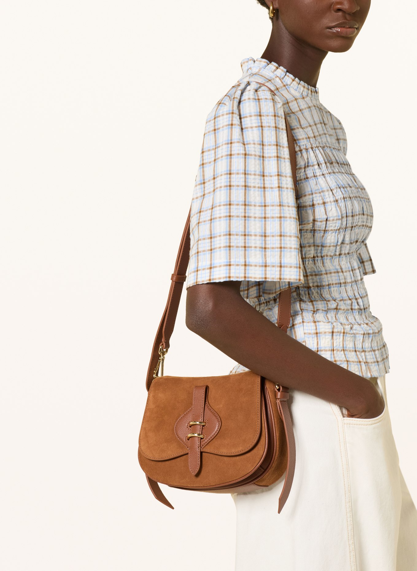 COCCINELLE Crossbody bag: COGNAC