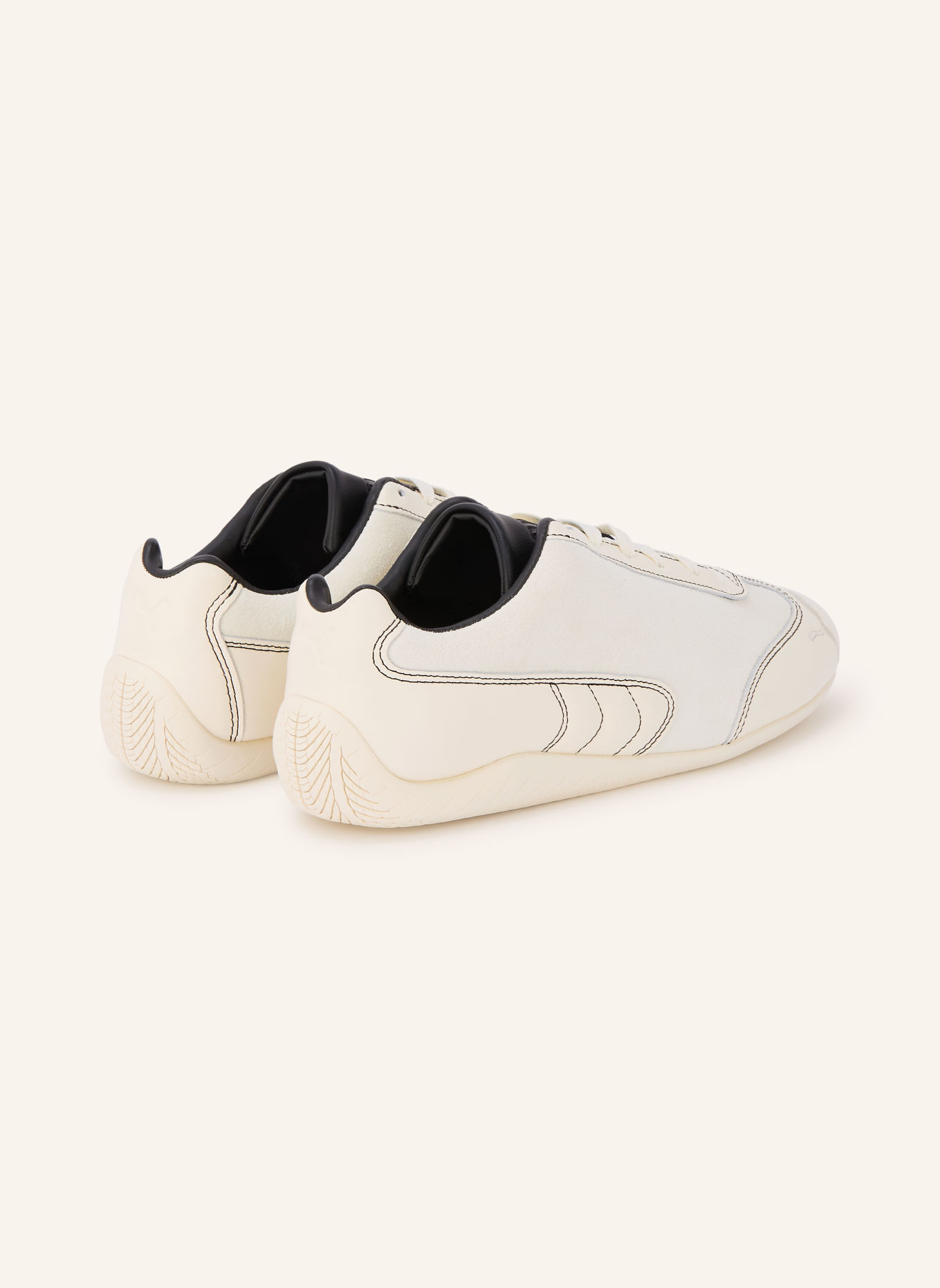 PUMA SPEEDCAT ICONS Sneakers: CREAM / BLACK