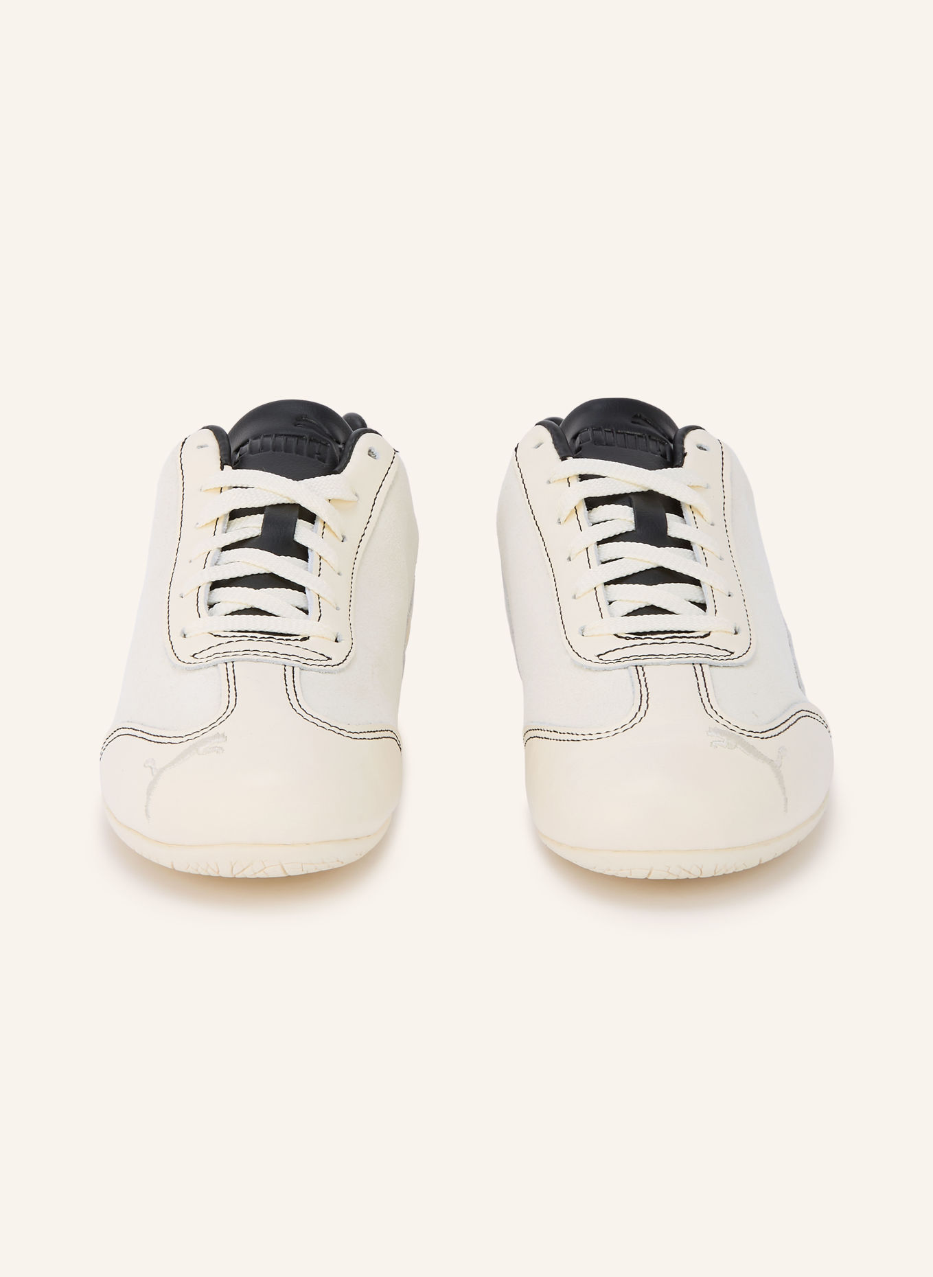 PUMA SPEEDCAT ICONS Sneakers: CREAM / BLACK