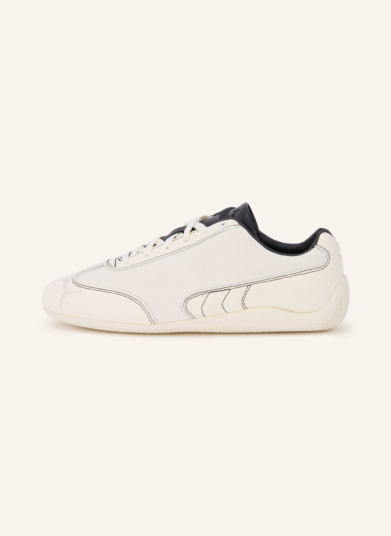 PUMA SPEEDCAT ICONS Sneakers: CREAM / BLACK