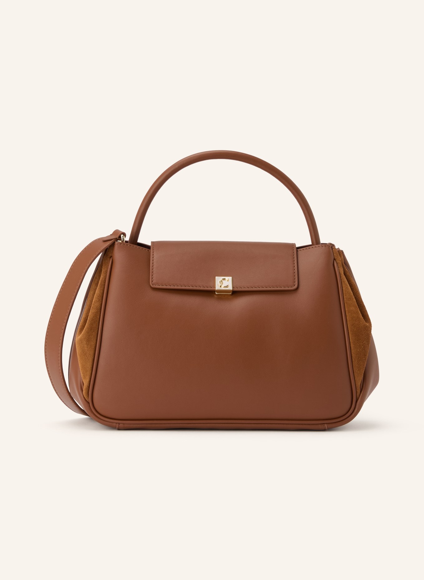 COCCINELLE Handbag: BROWN / GOLD