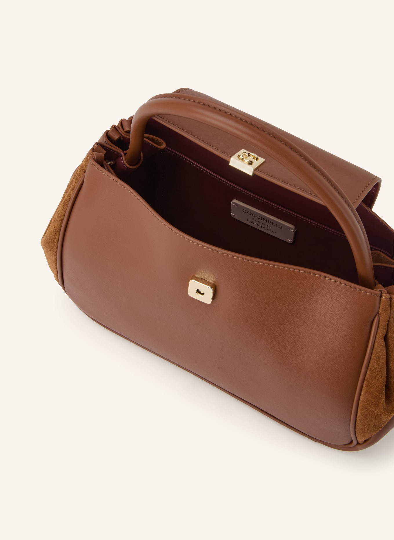 COCCINELLE Handbag: BROWN / GOLD