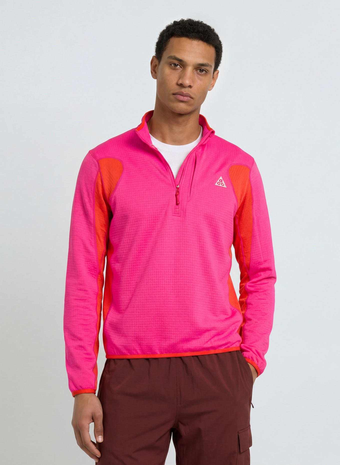 Nike Midlayer ACG WOLF GRID: PINK / ROT