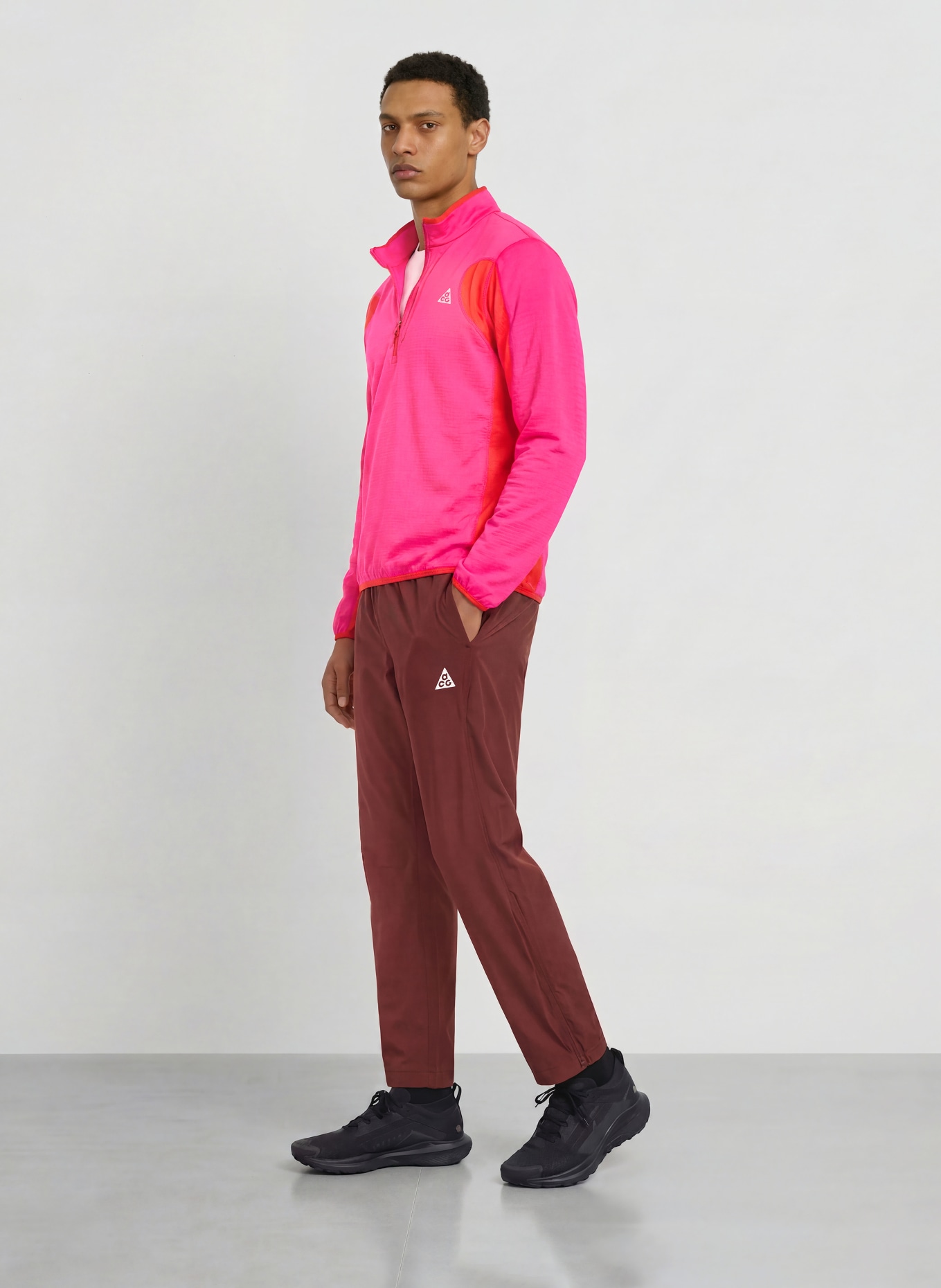 Nike Midlayer ACG WOLF GRID: PINK / ROT