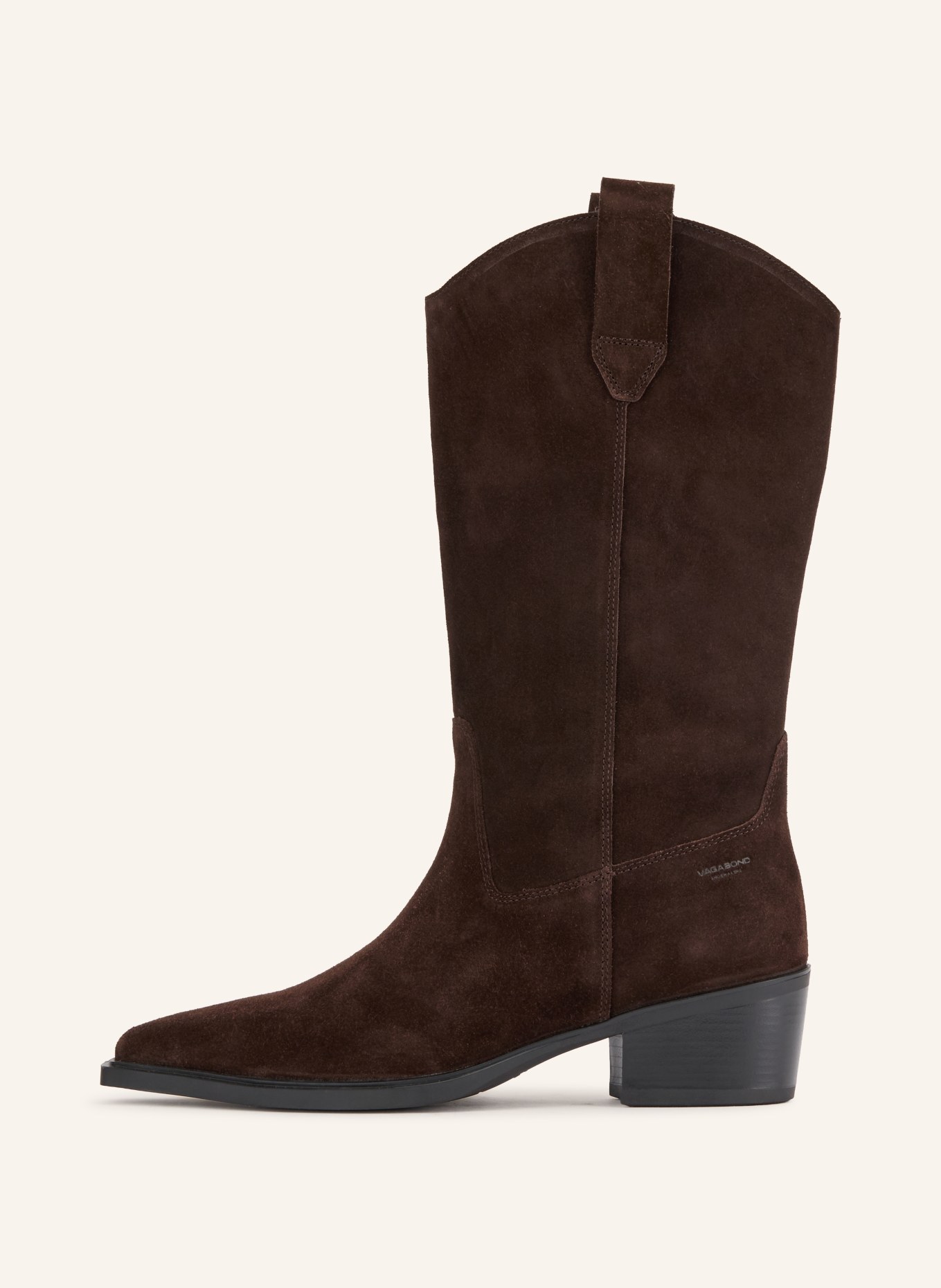 VAGABOND SHOEMAKERS Kovbojské boty KELSEY: TMAVĚ HNĚDÁ