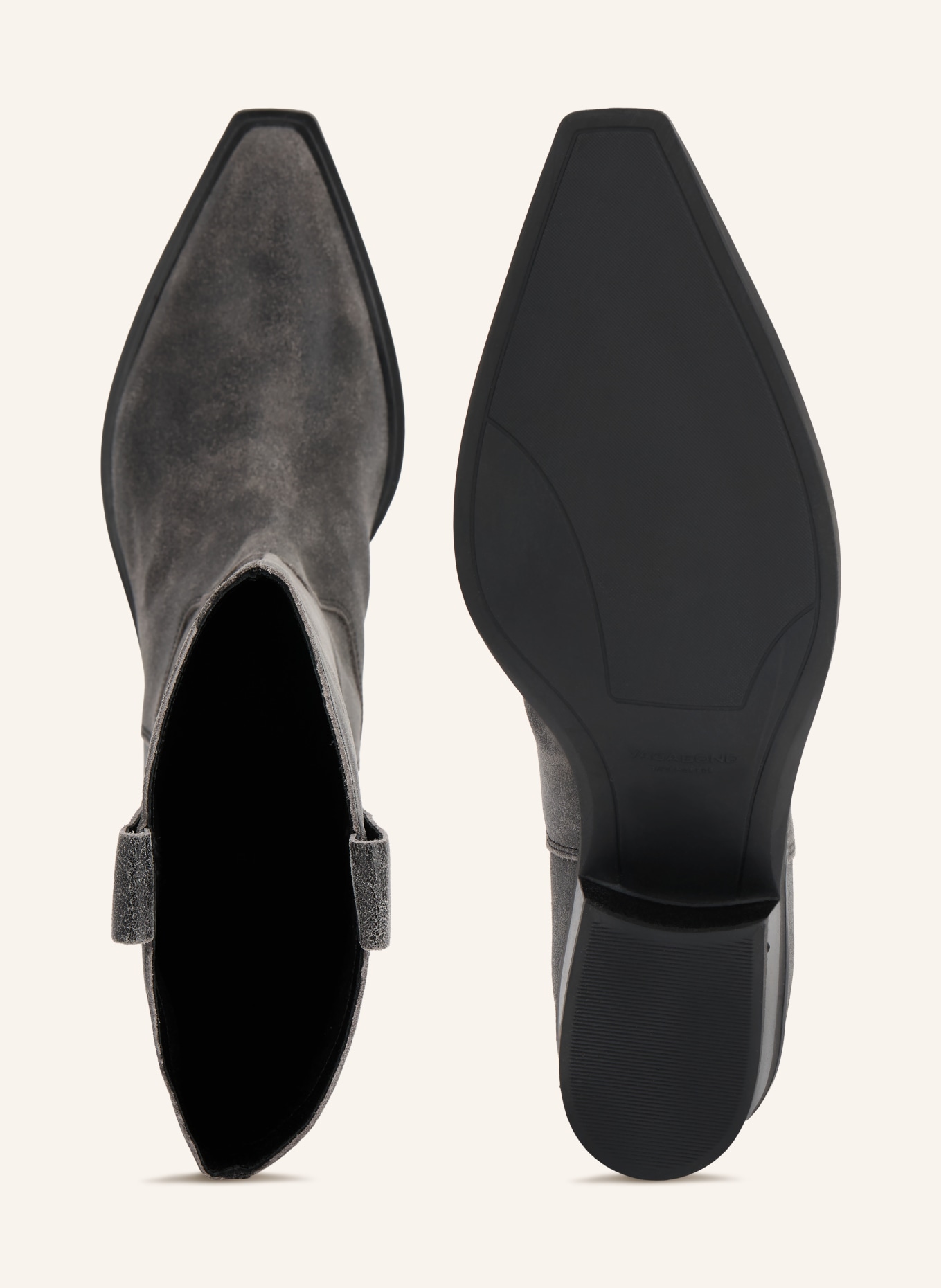 VAGABOND SHOEMAKERS Cowboylaarzen KELSEY: DONKERGRIJS