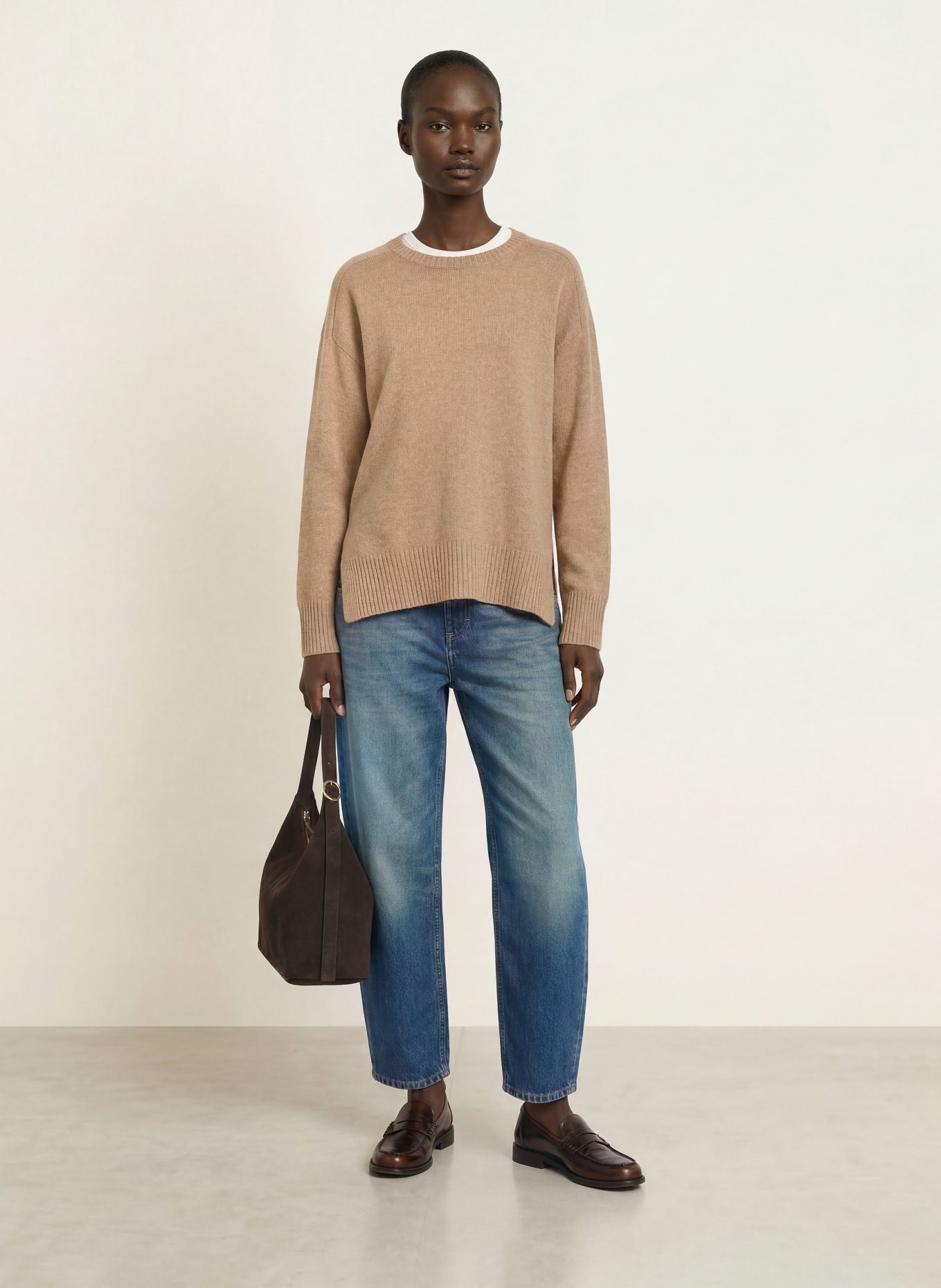 CLOSED Sweater: LIGHT BROWN