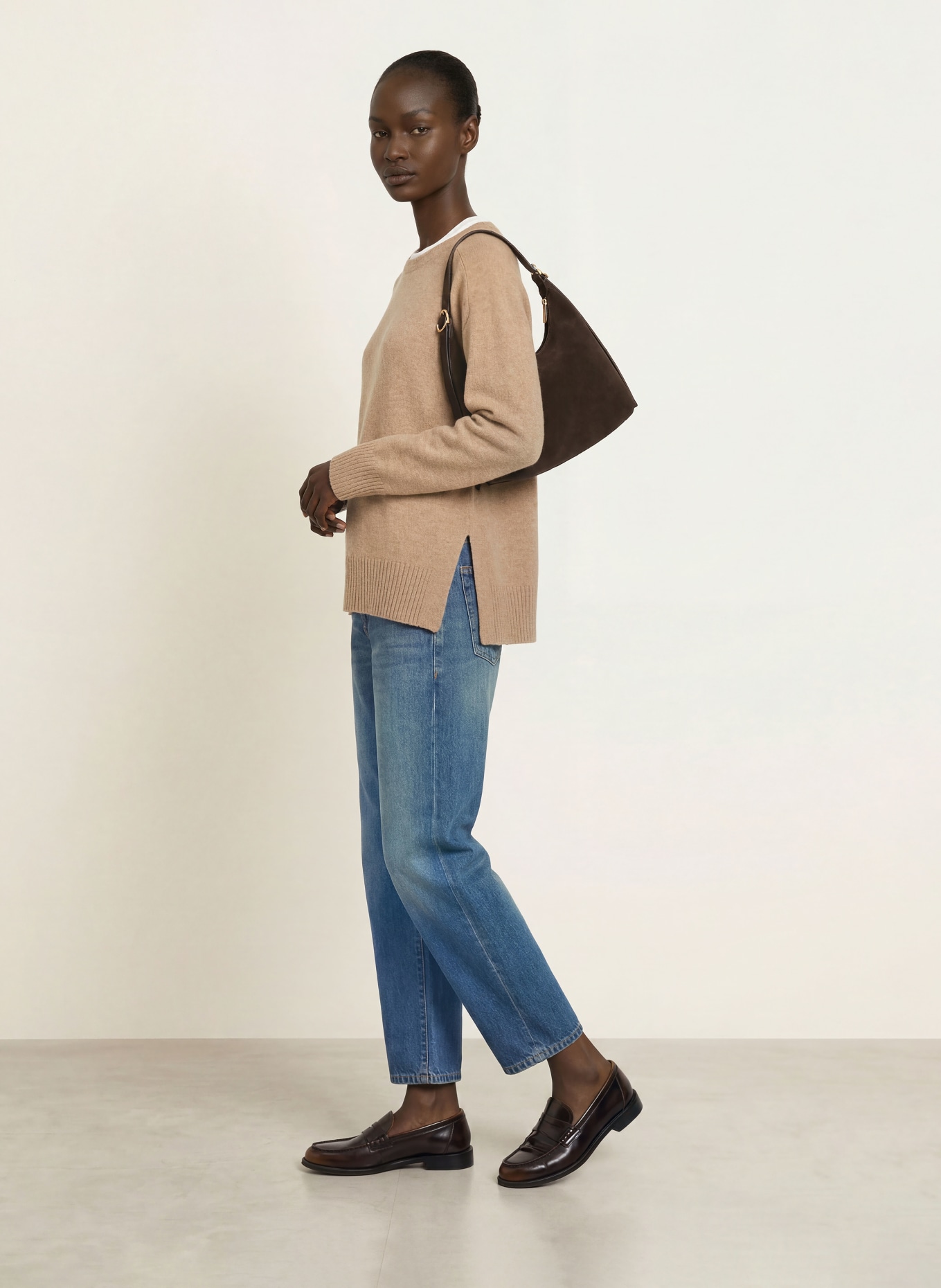 CLOSED Sweater: LIGHT BROWN