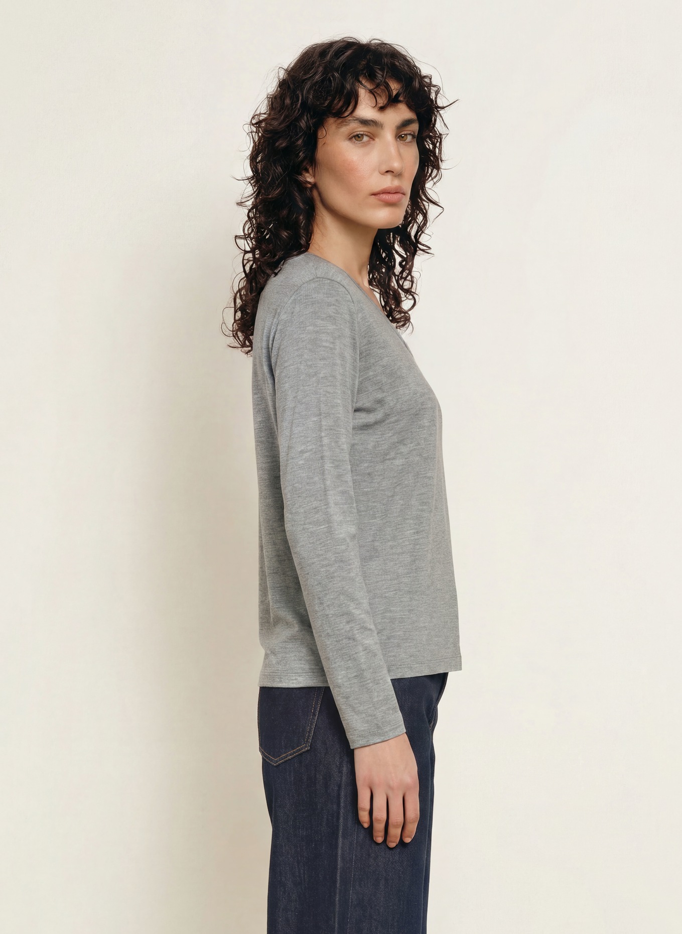 CLOSED Longsleeve: GRAU