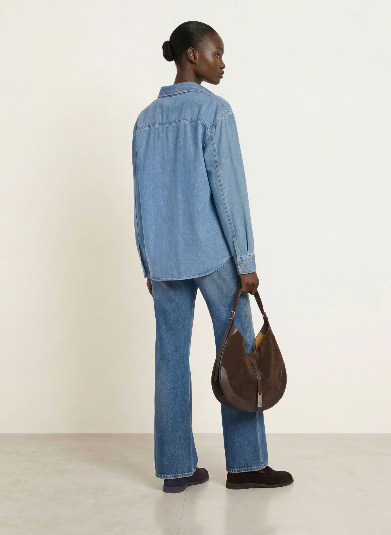 CLOSED Jeansbluse: HELLBLAU