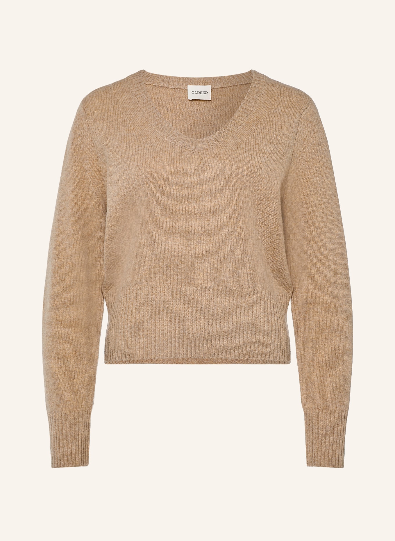 CLOSED Sweater: LIGHT BROWN