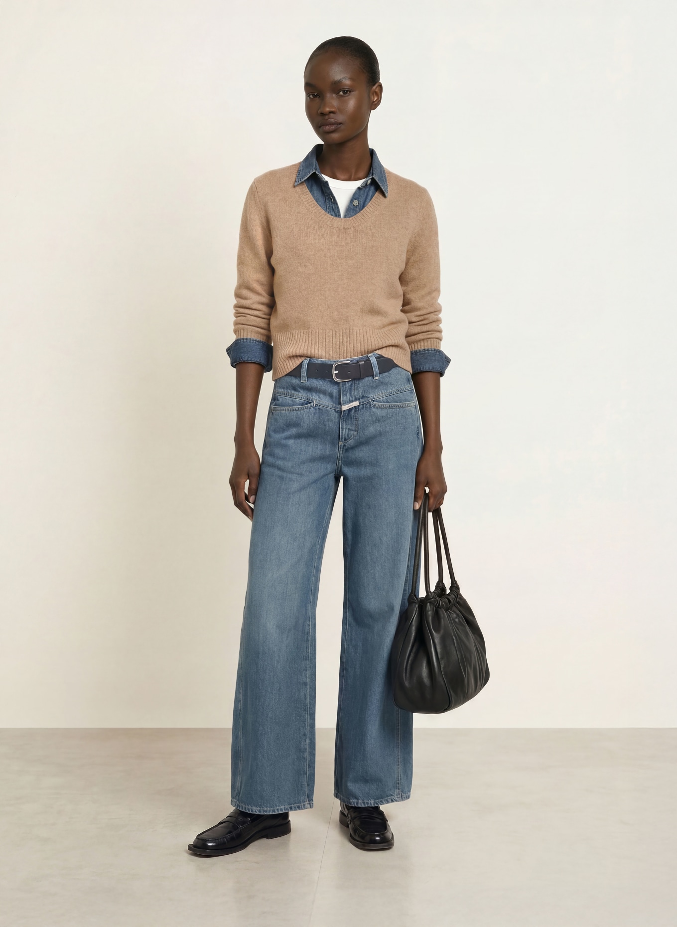 CLOSED Sweater: LIGHT BROWN