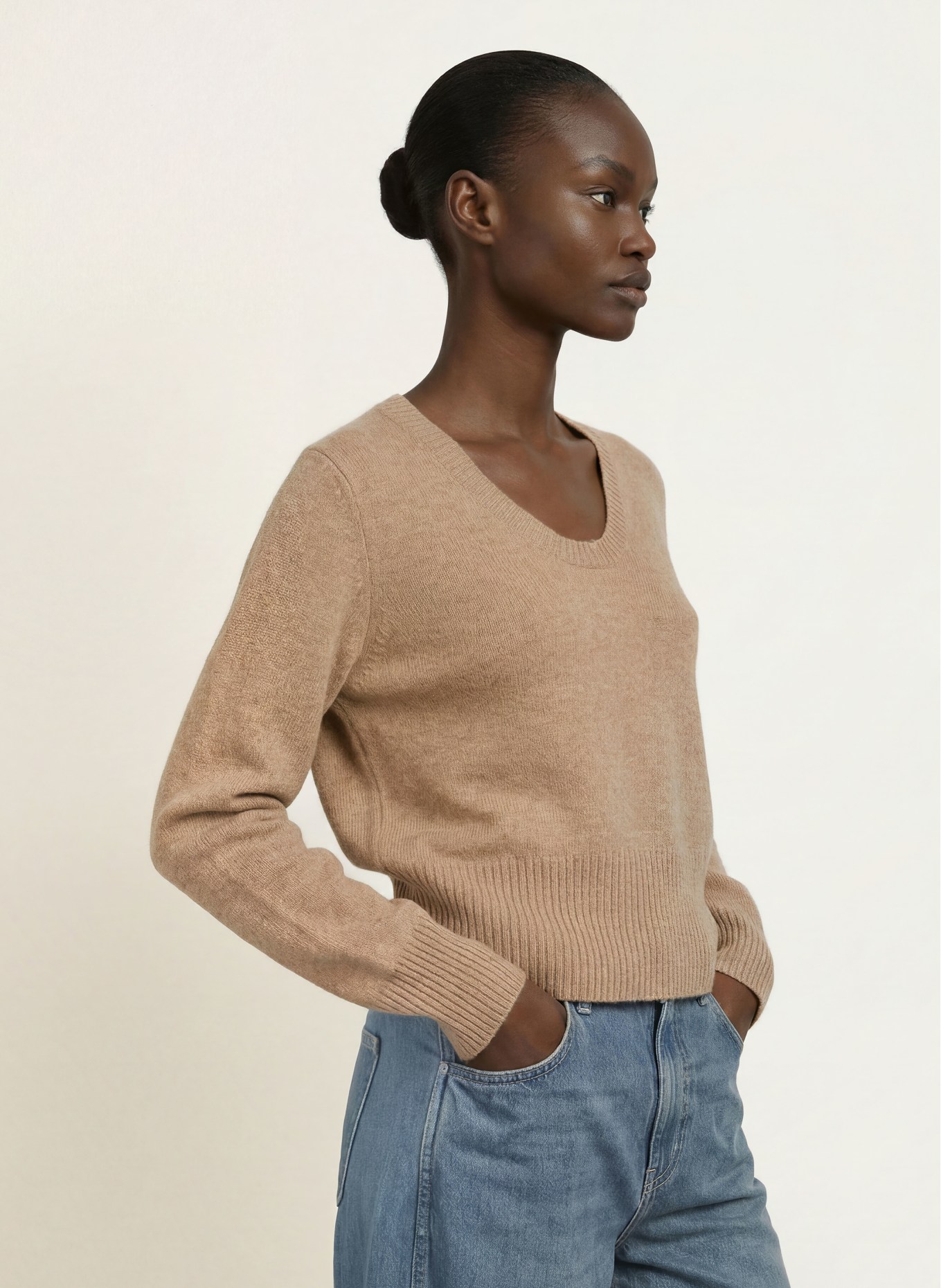 CLOSED Sweater: LIGHT BROWN