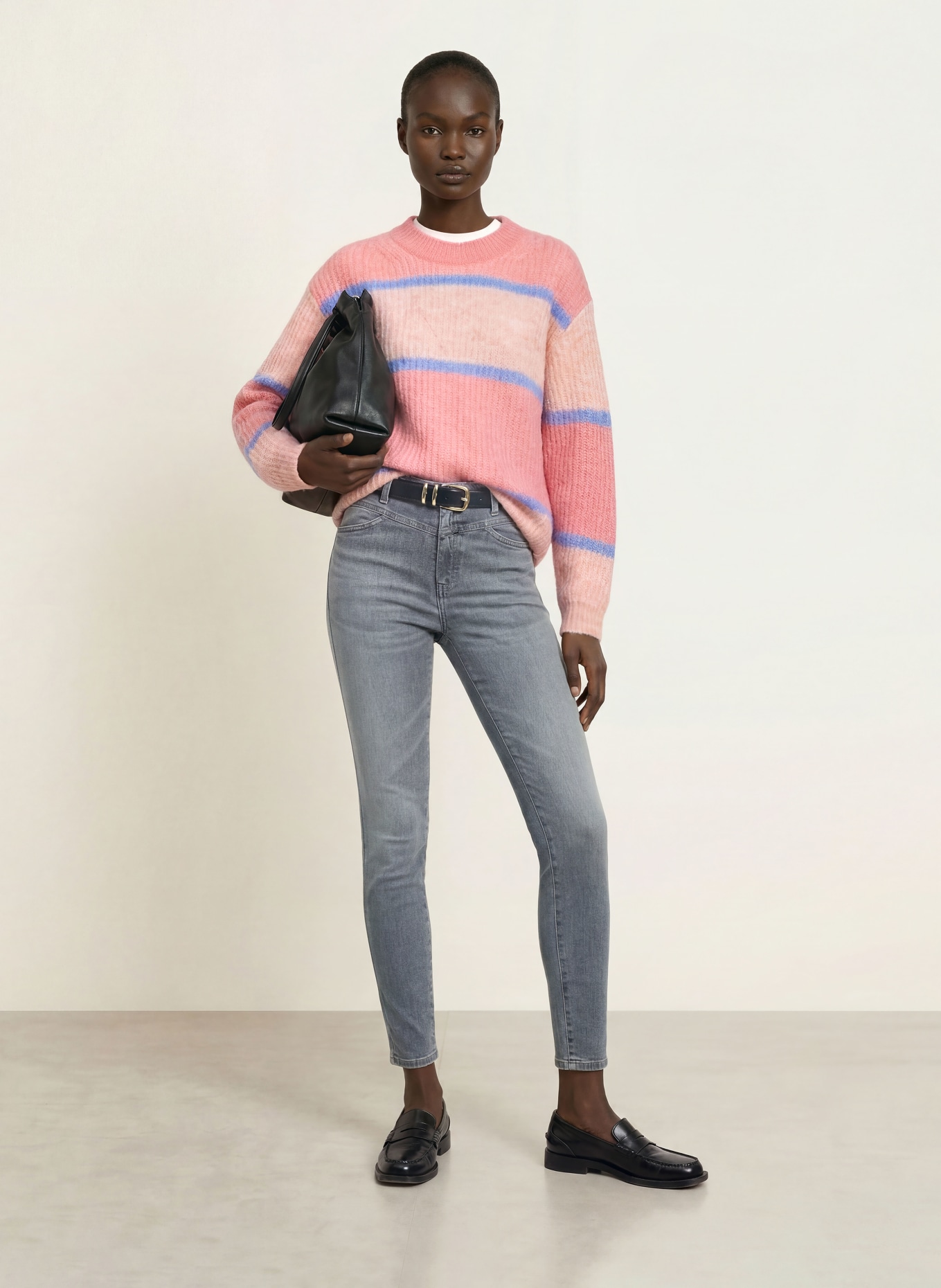 CLOSED Skinny Jeans SKINNY PUSHER: MGY MID GREY