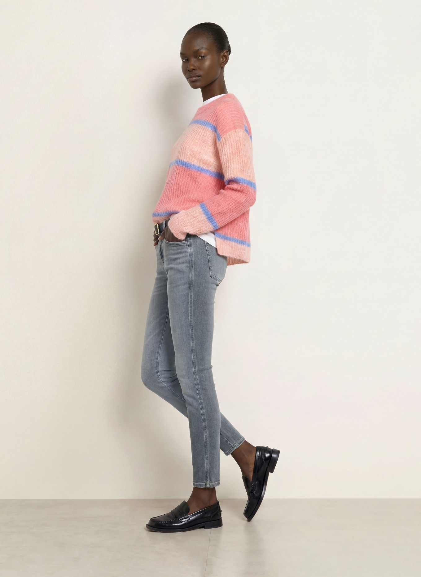 CLOSED Skinny Jeans SKINNY PUSHER: MGY MID GREY