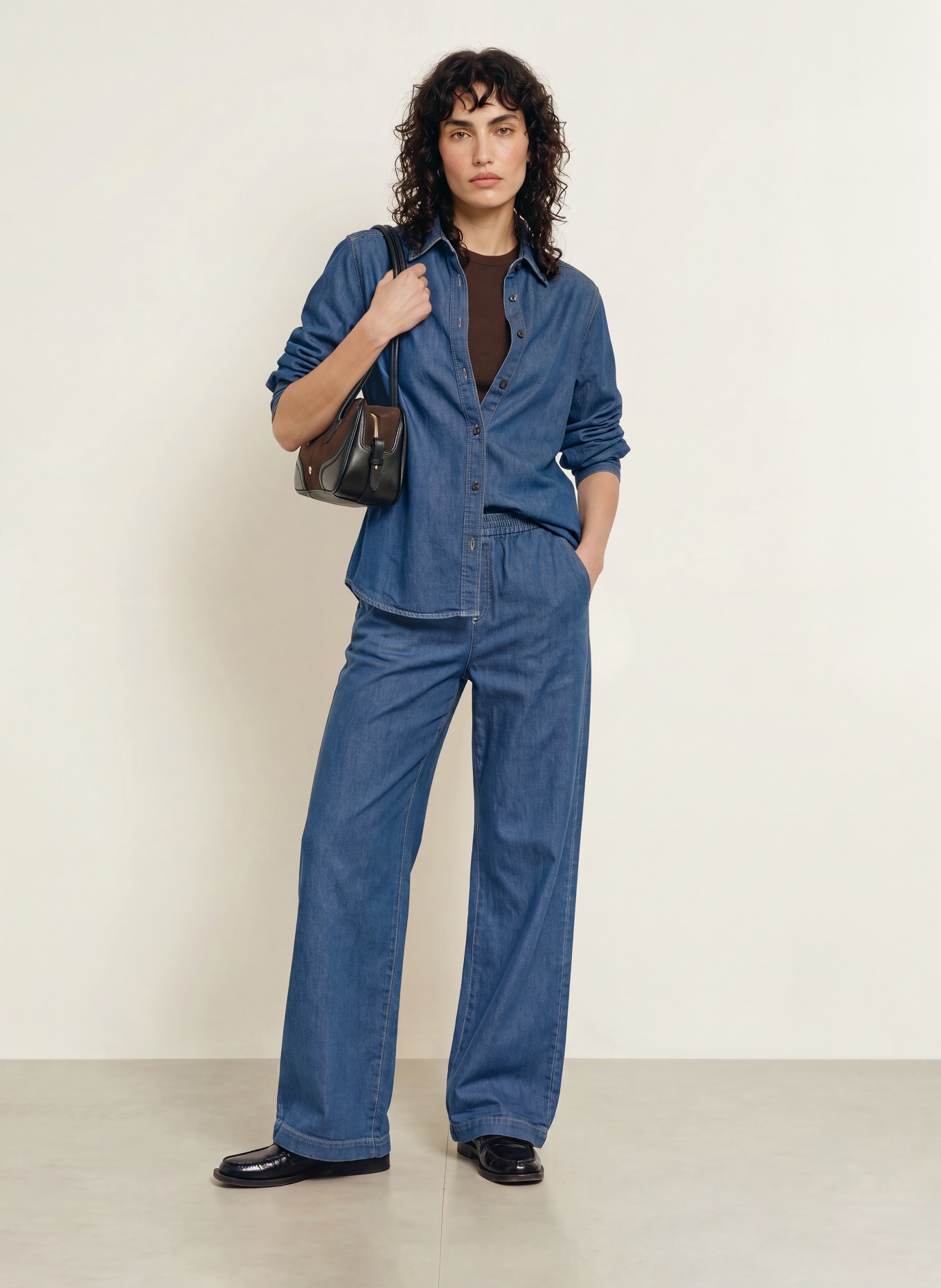 CLOSED Wide leg jeans WINONA: DBL DARK BLUE