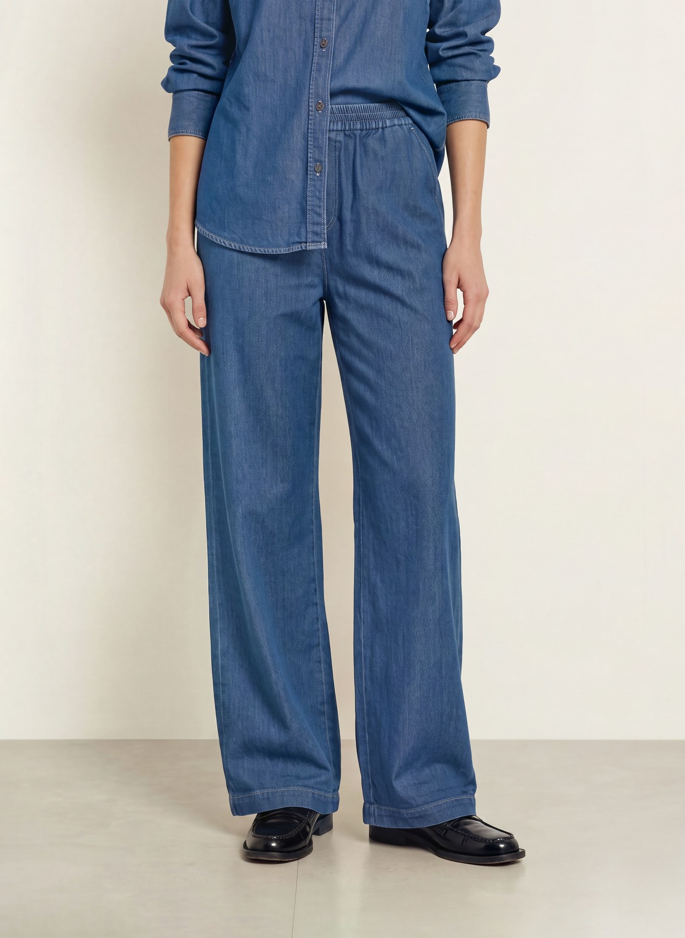 CLOSED Wide leg jeans WINONA: DBL DARK BLUE