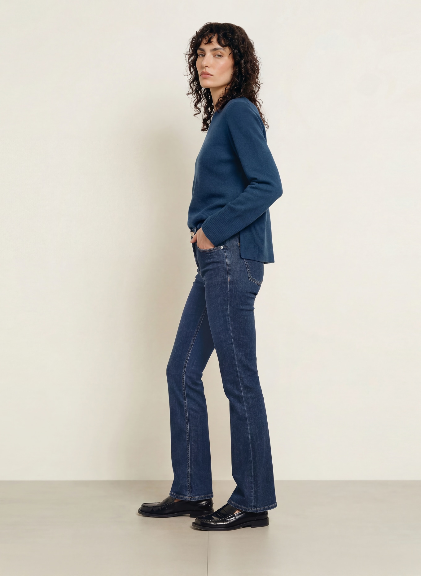 CLOSED Flared jeans JOVANNA: DBL DARK BLUE