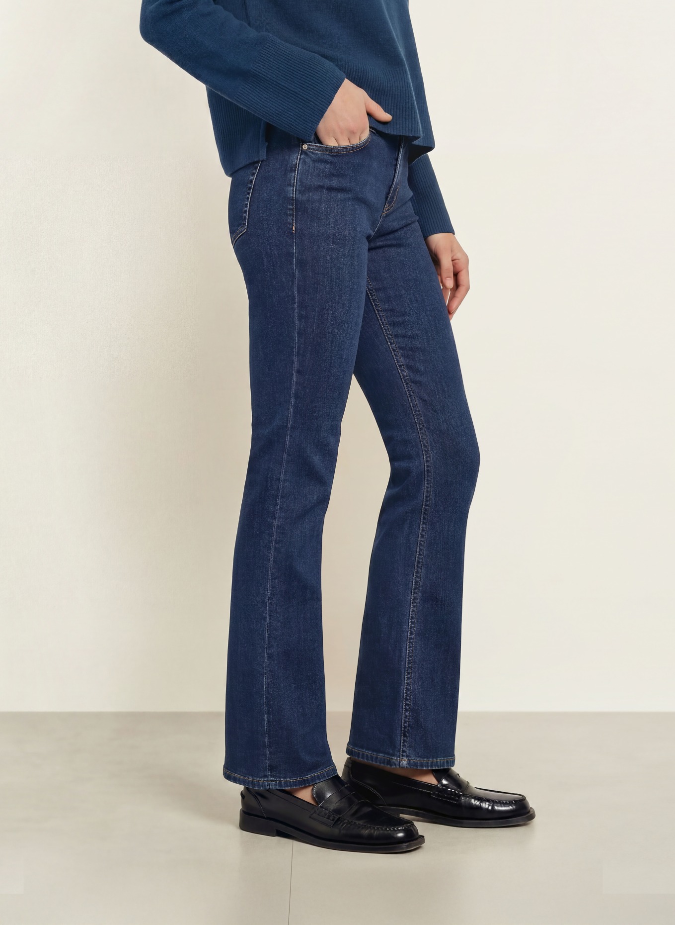 CLOSED Flared jeans JOVANNA: DBL DARK BLUE