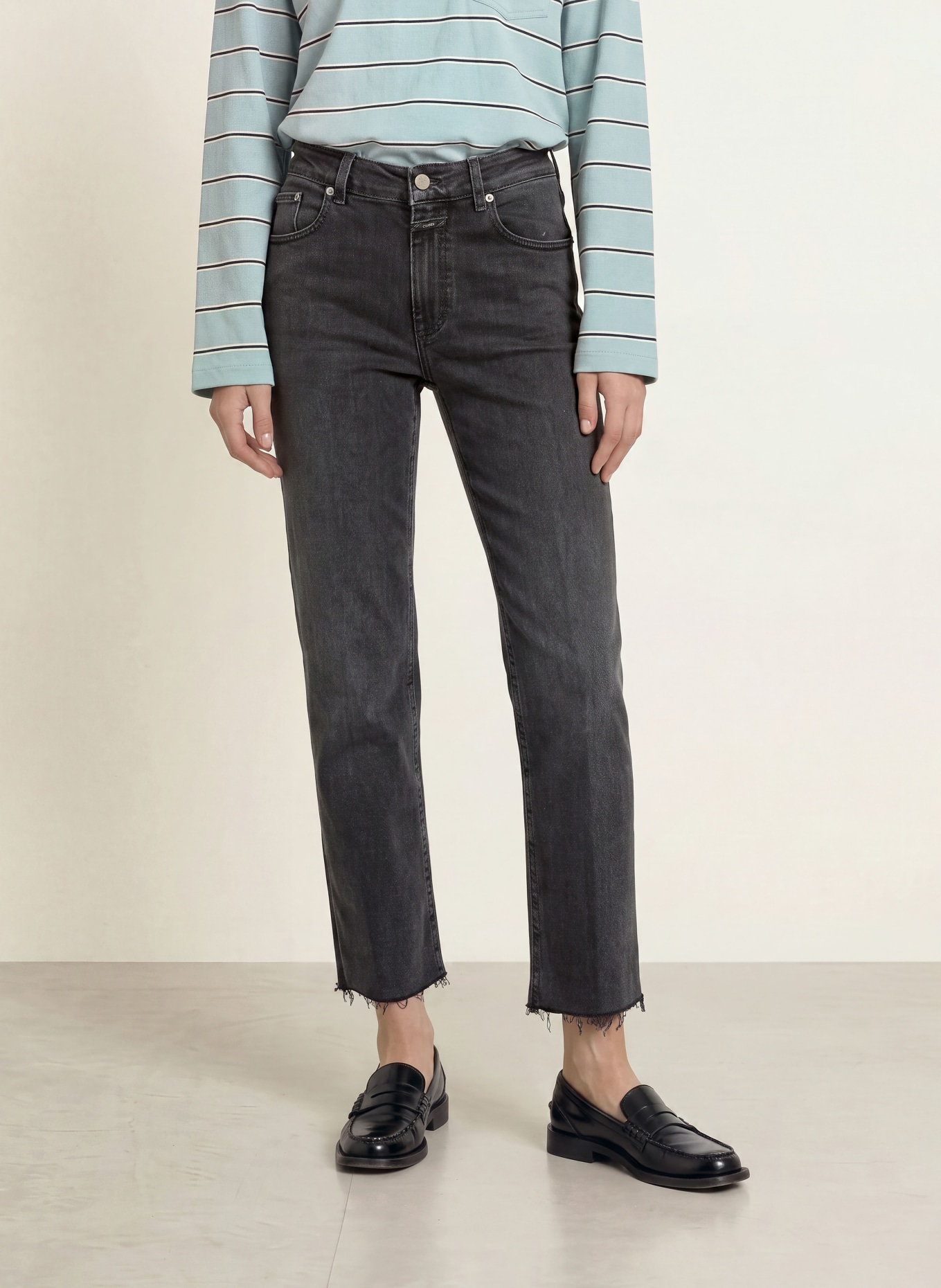 CLOSED Cropped jeans MILO: DGY DARK GREY
