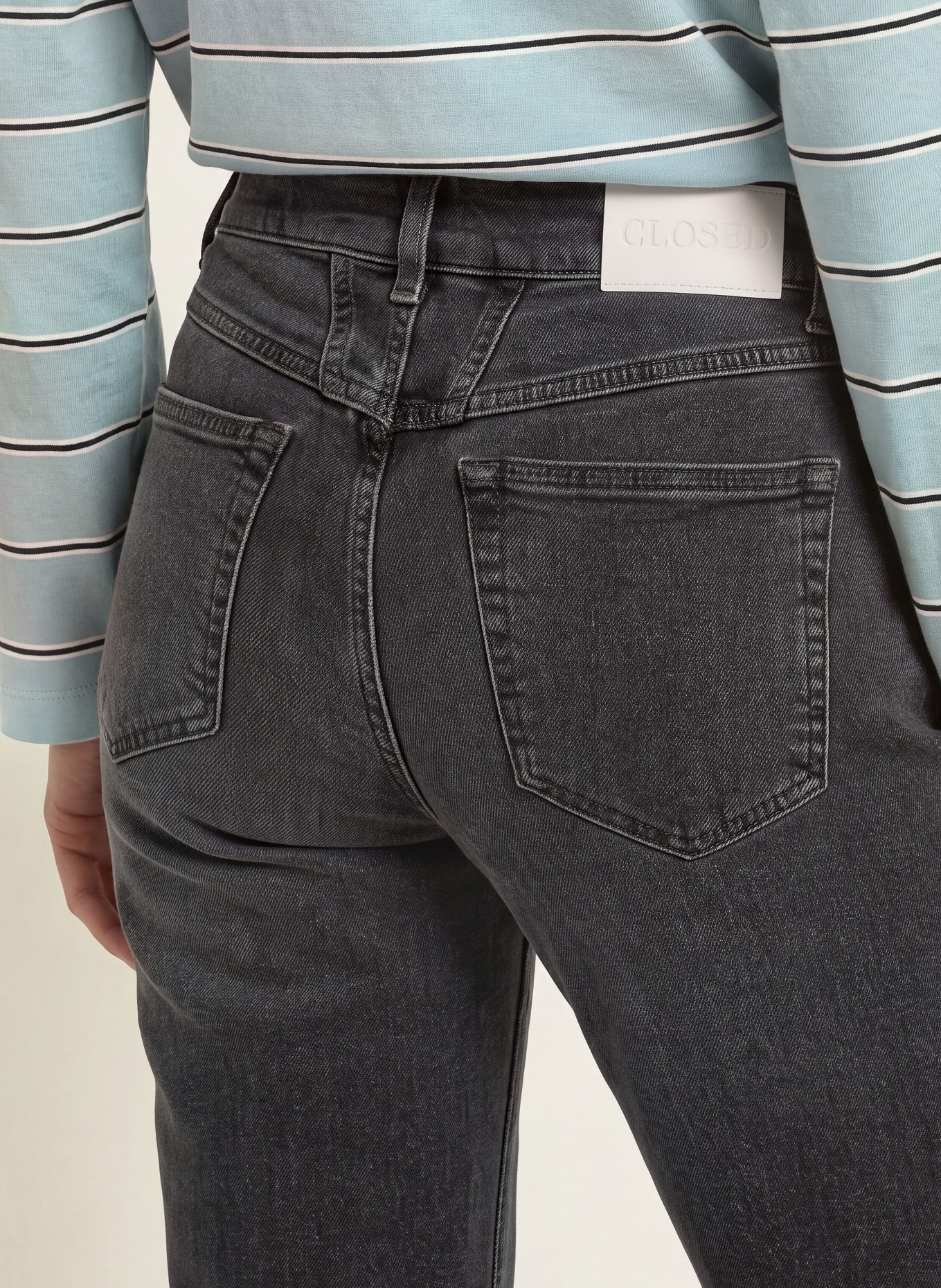 CLOSED Cropped jeans MILO: DGY DARK GREY
