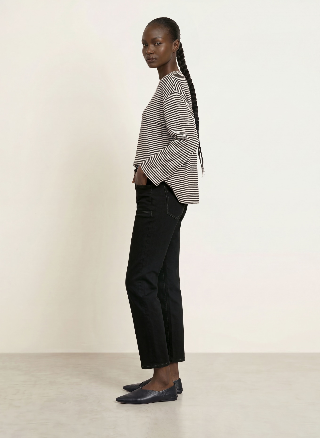 CLOSED Cropped jeans MIRA-X: 100 BLACK