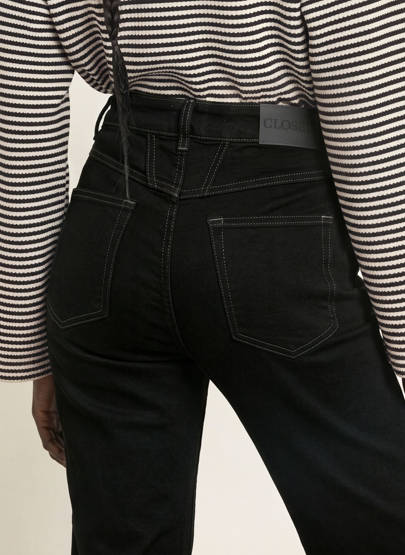 CLOSED Cropped jeans MIRA-X: 100 BLACK