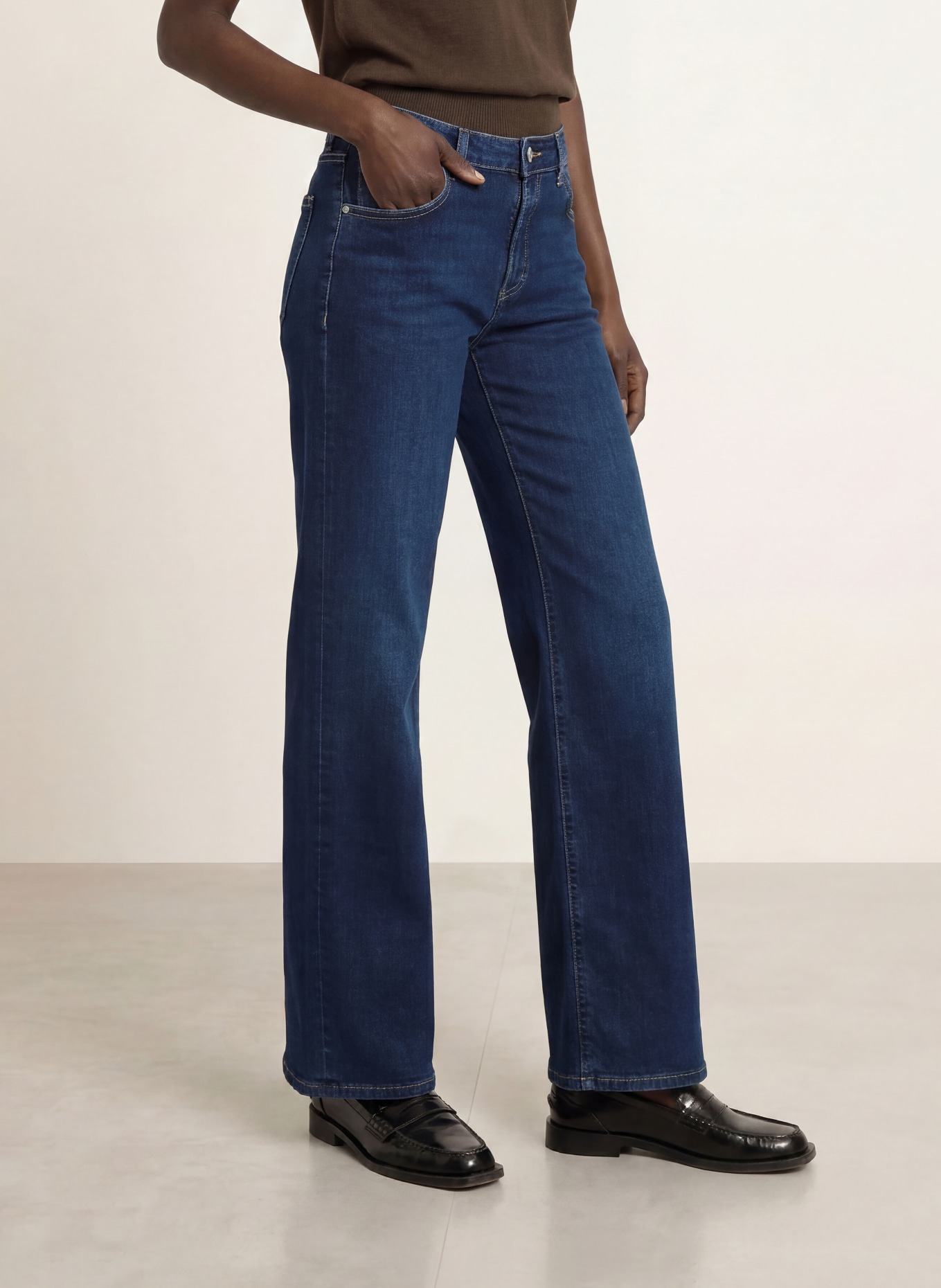 CLOSED Wide Leg Jeans GILLIAN: BLB BLUE/BLACK