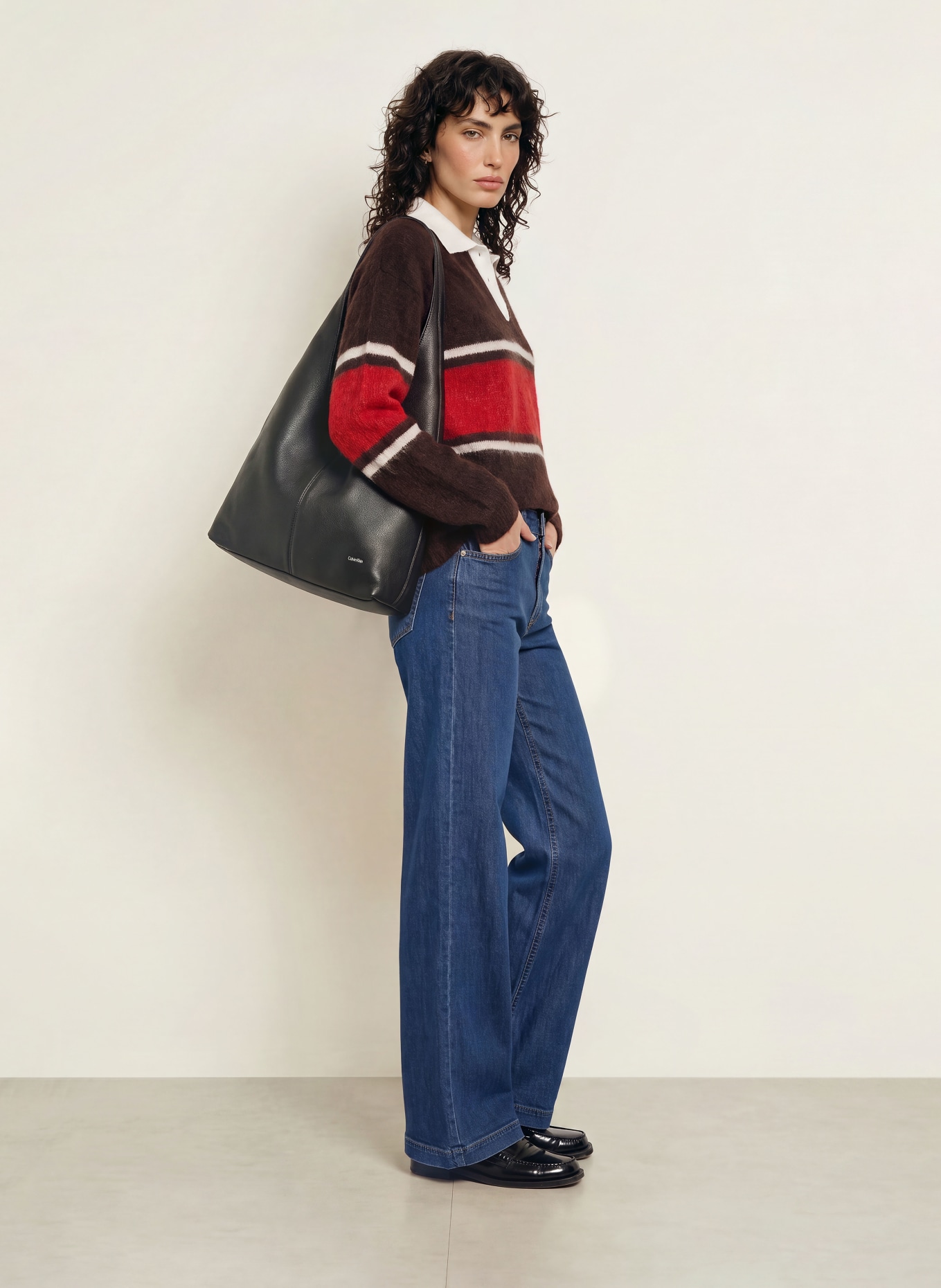 CLOSED Wide Leg Jeans GLOW UP: DBL DARK BLUE