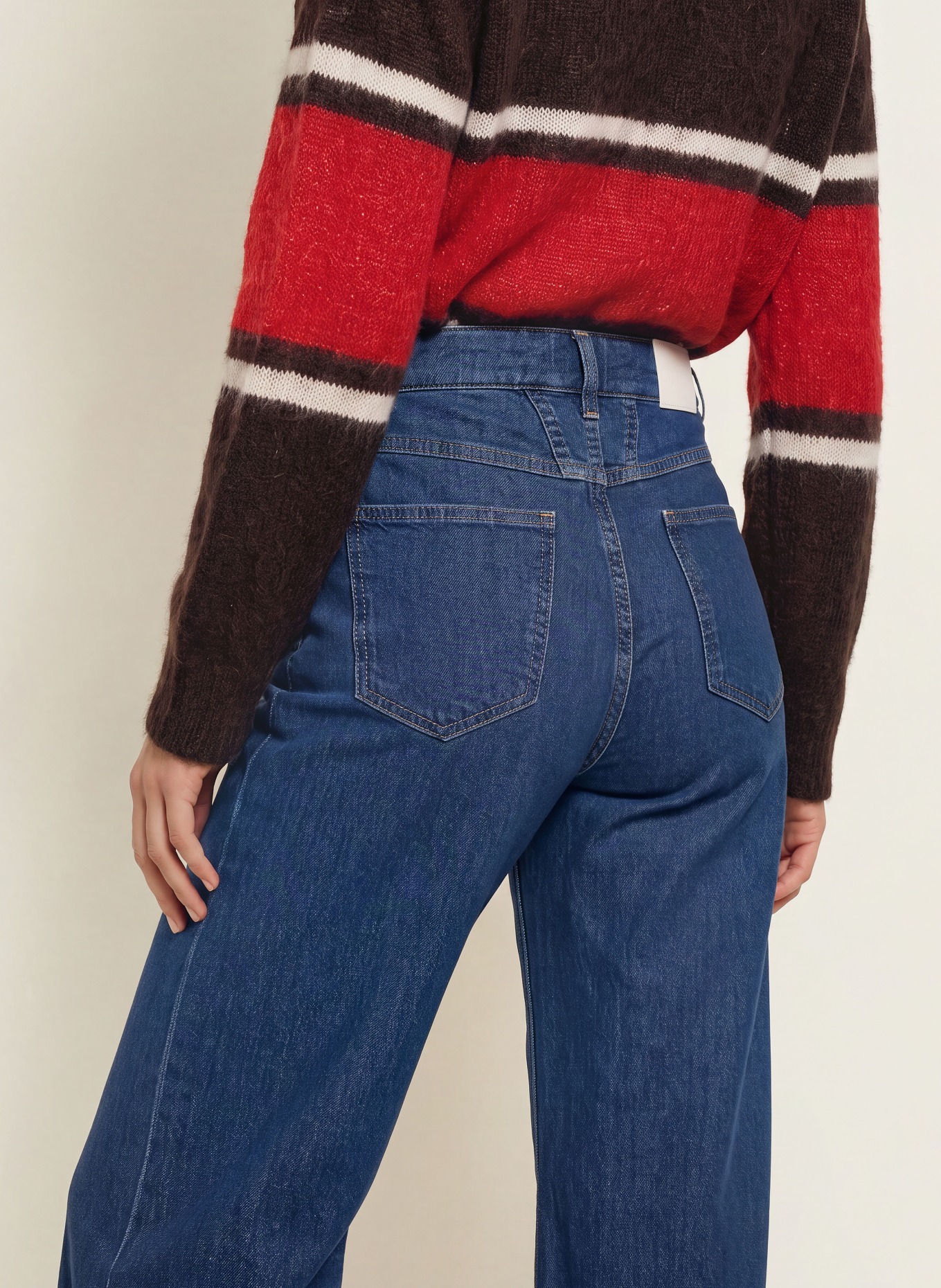 CLOSED Wide Leg Jeans GLOW UP: DBL DARK BLUE