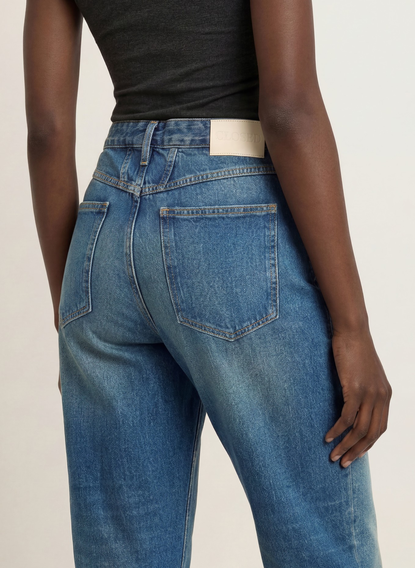CLOSED Cropped Jeans STOVER-X: DBL DARK BLUE