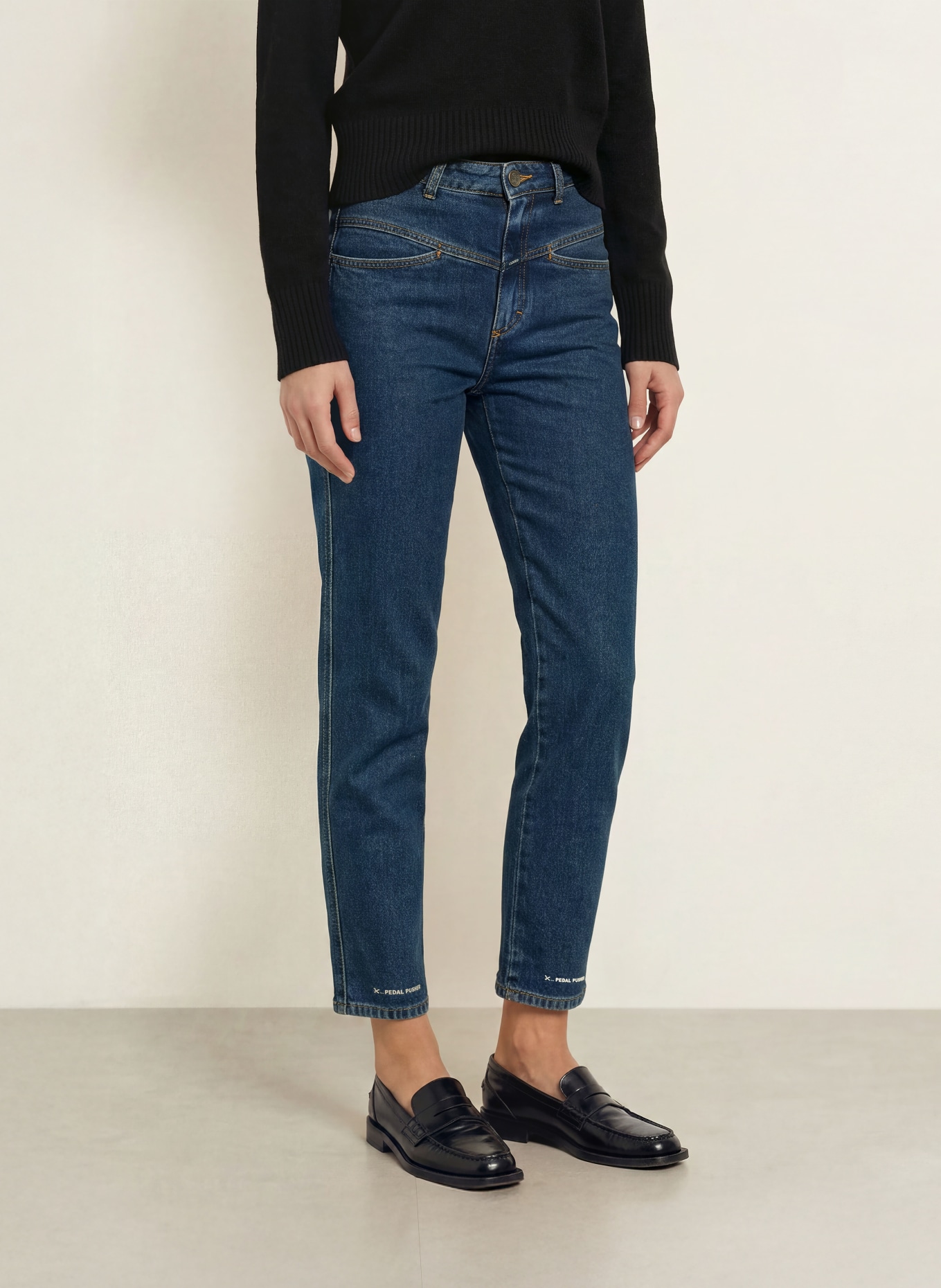 CLOSED Skinny Jeans PEDAL PUSHER: DBL DARK BLUE