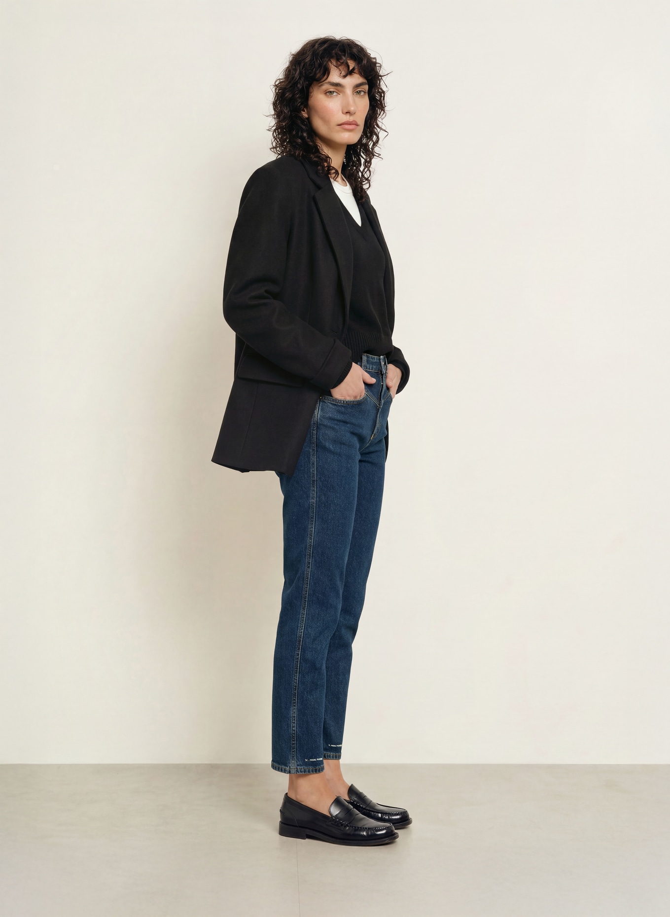 CLOSED Skinny Jeans PEDAL PUSHER: DBL DARK BLUE