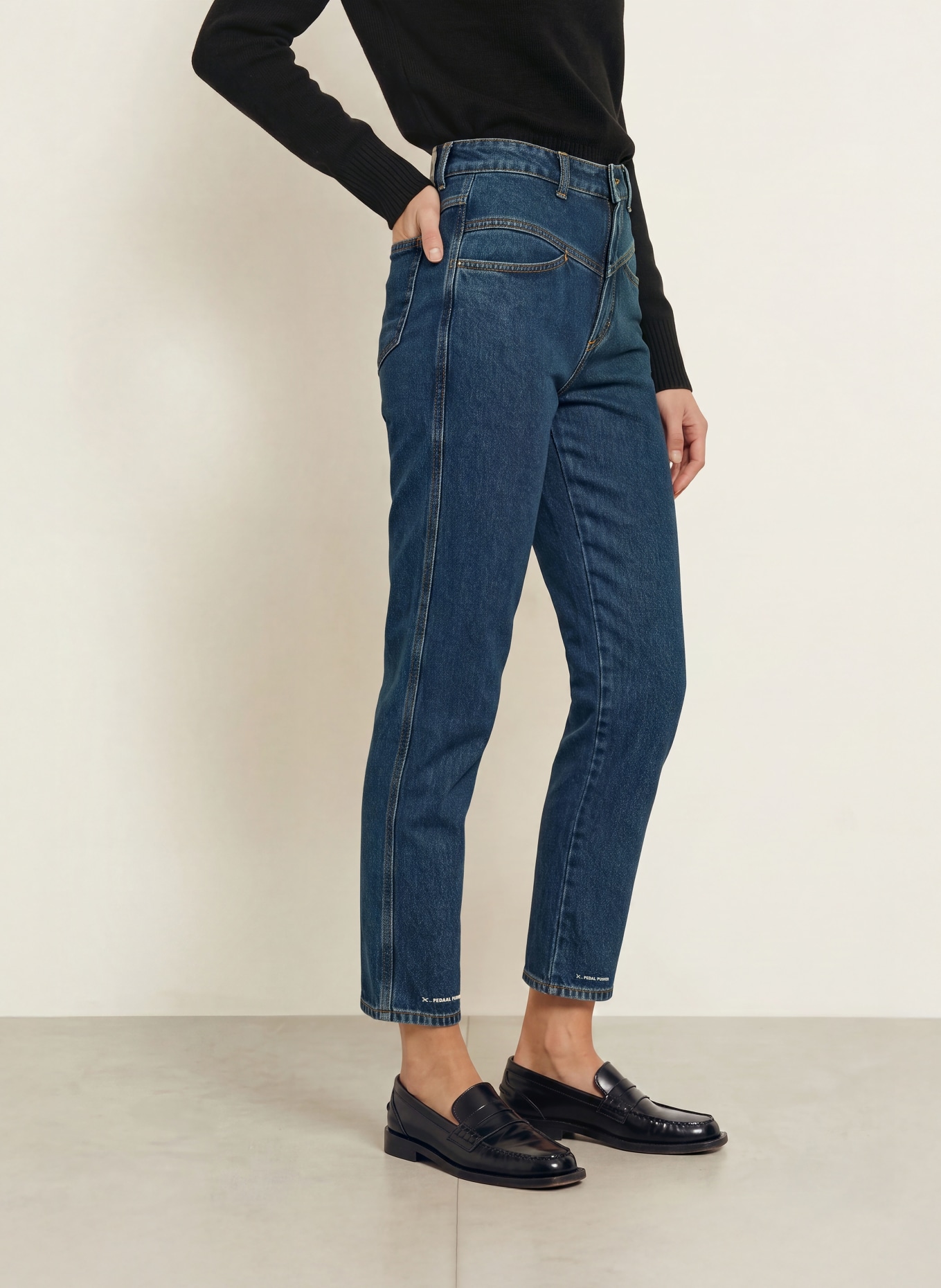 CLOSED Skinny Jeans PEDAL PUSHER: DBL DARK BLUE