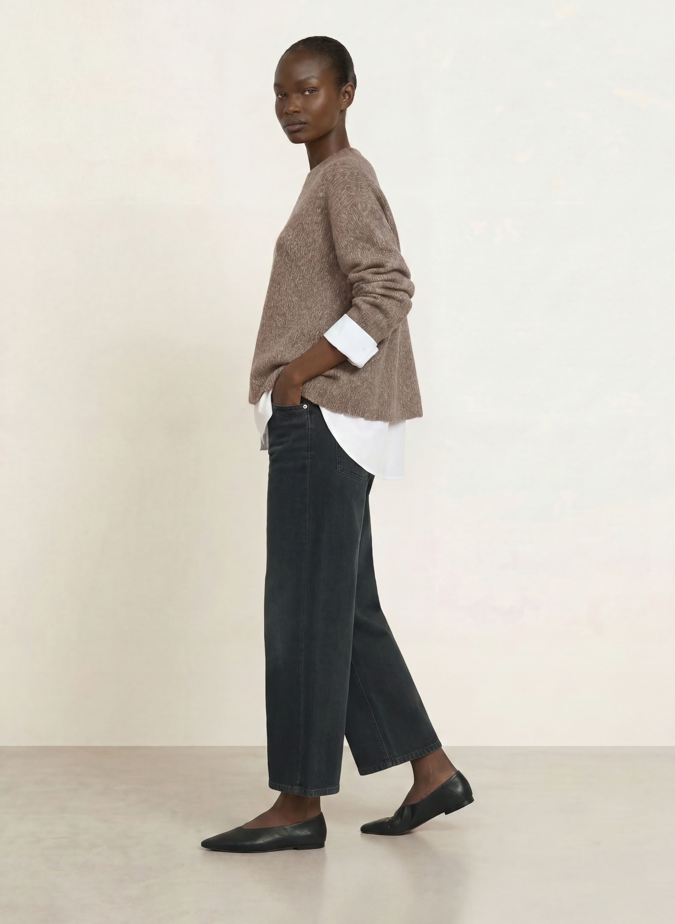CLOSED Wide Leg Jeans WERA: DGY DARK GREY