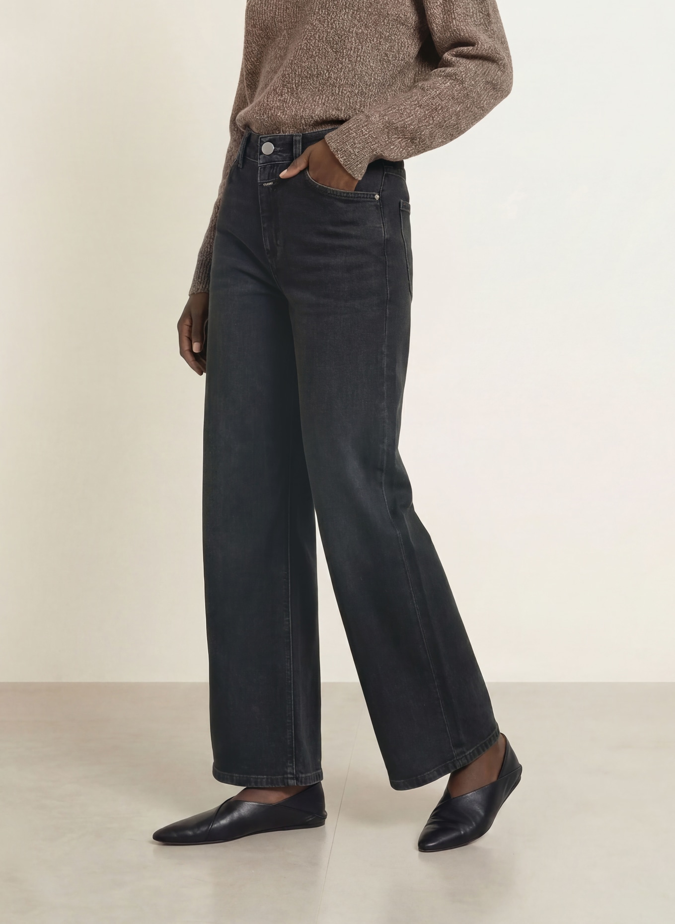 CLOSED Wide Leg Jeans WERA: DGY DARK GREY