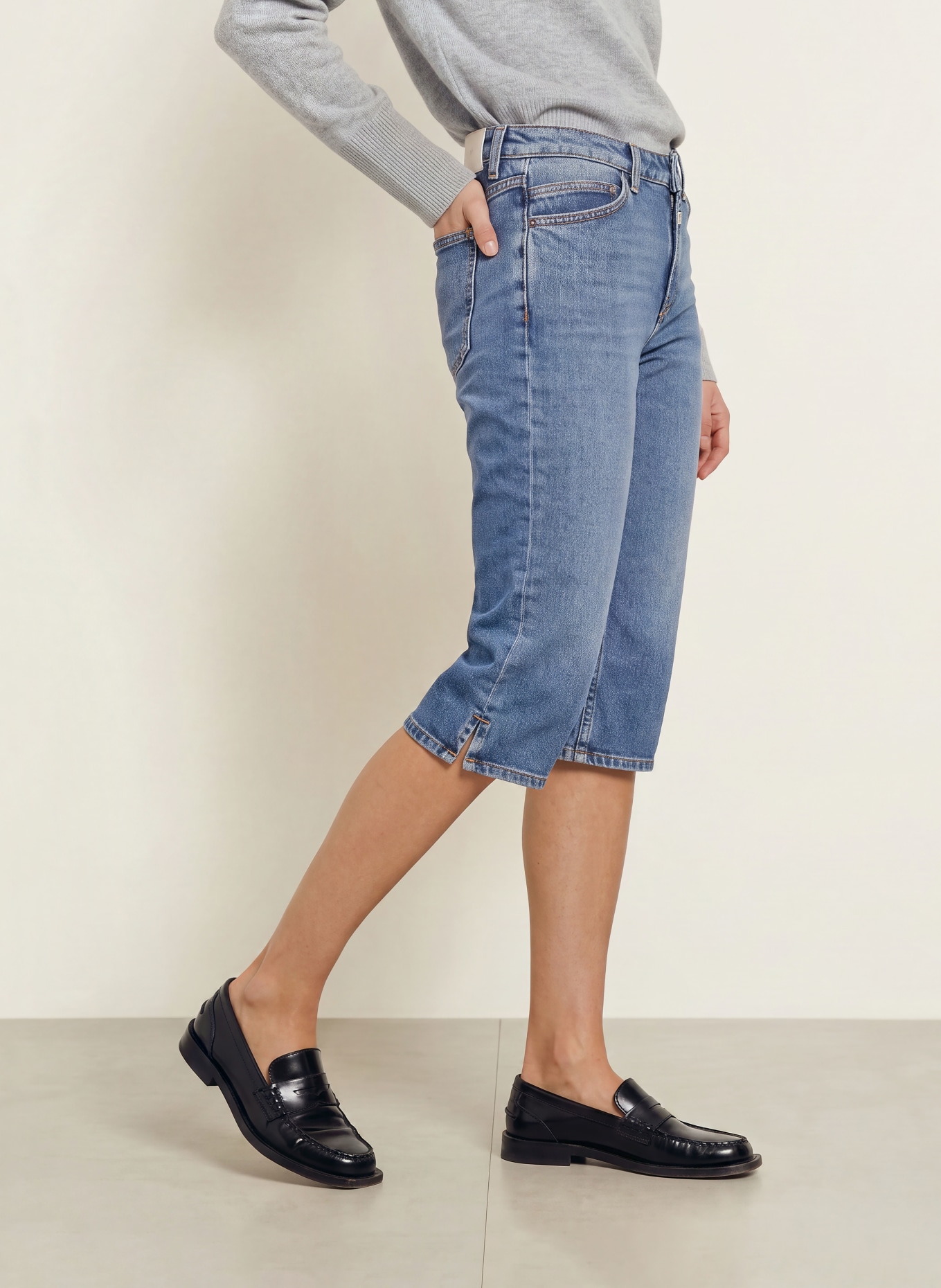 CLOSED 3/4 jeans FINA: MBL MID BLUE