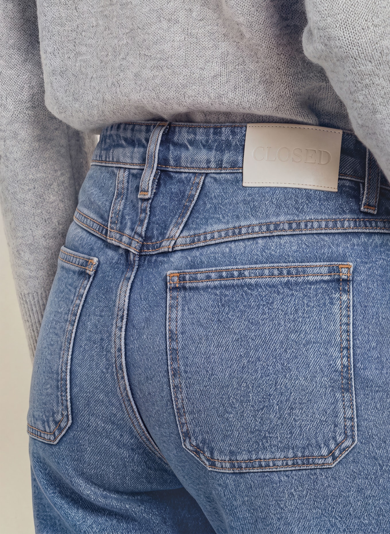 CLOSED 3/4 jeans FINA: MBL MID BLUE