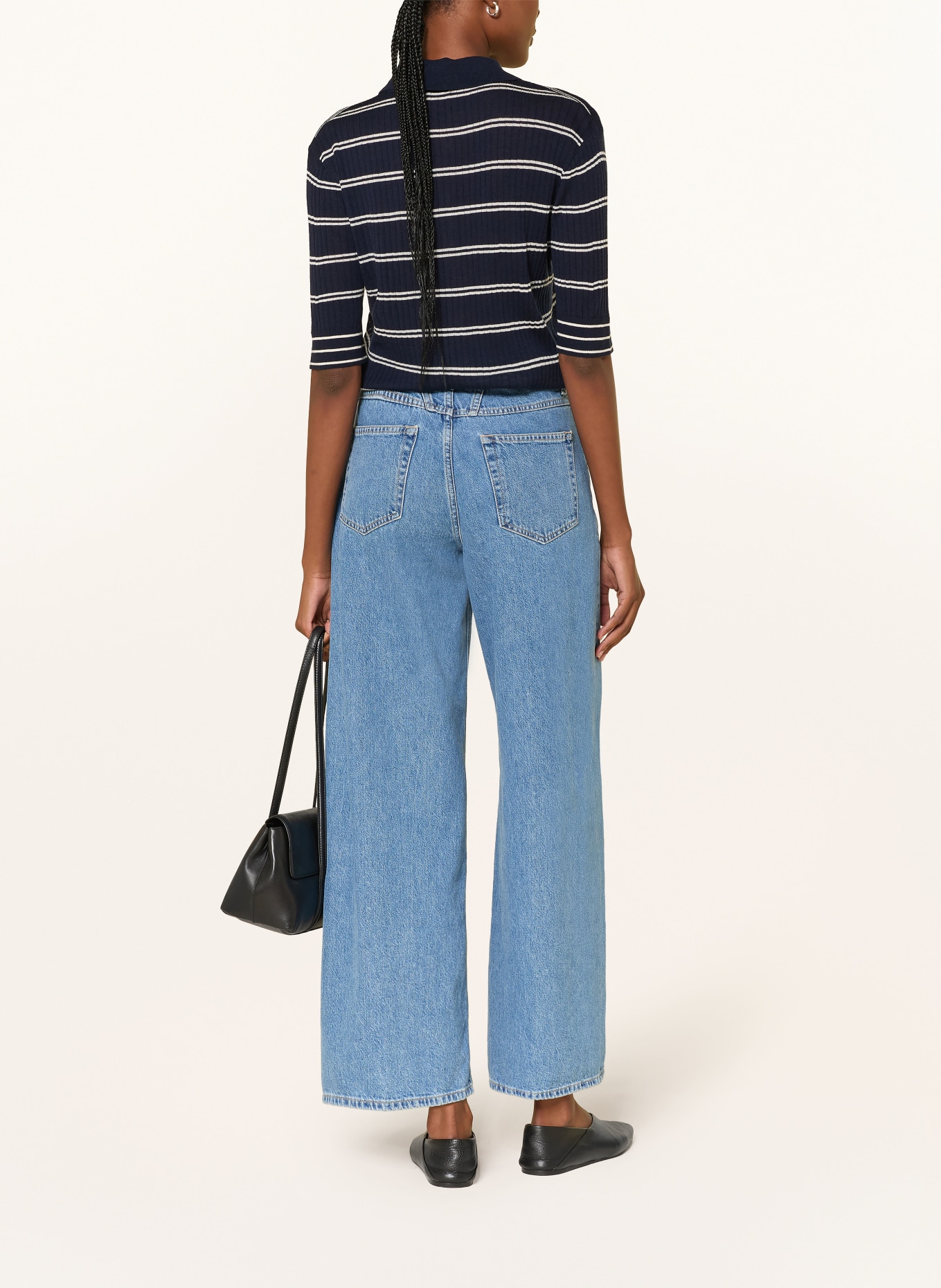 CLOSED Jeans med brede ben JAYLA: MBL MID BLUE