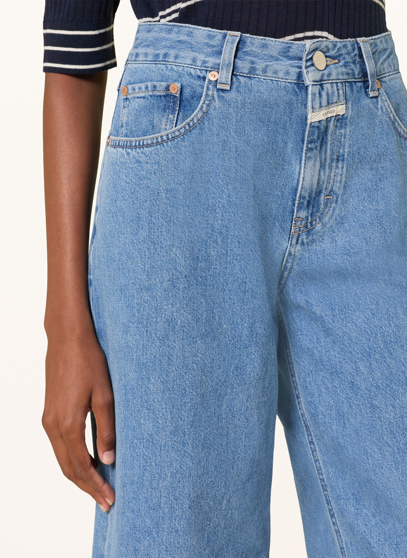 CLOSED Jeans med brede ben JAYLA: MBL MID BLUE