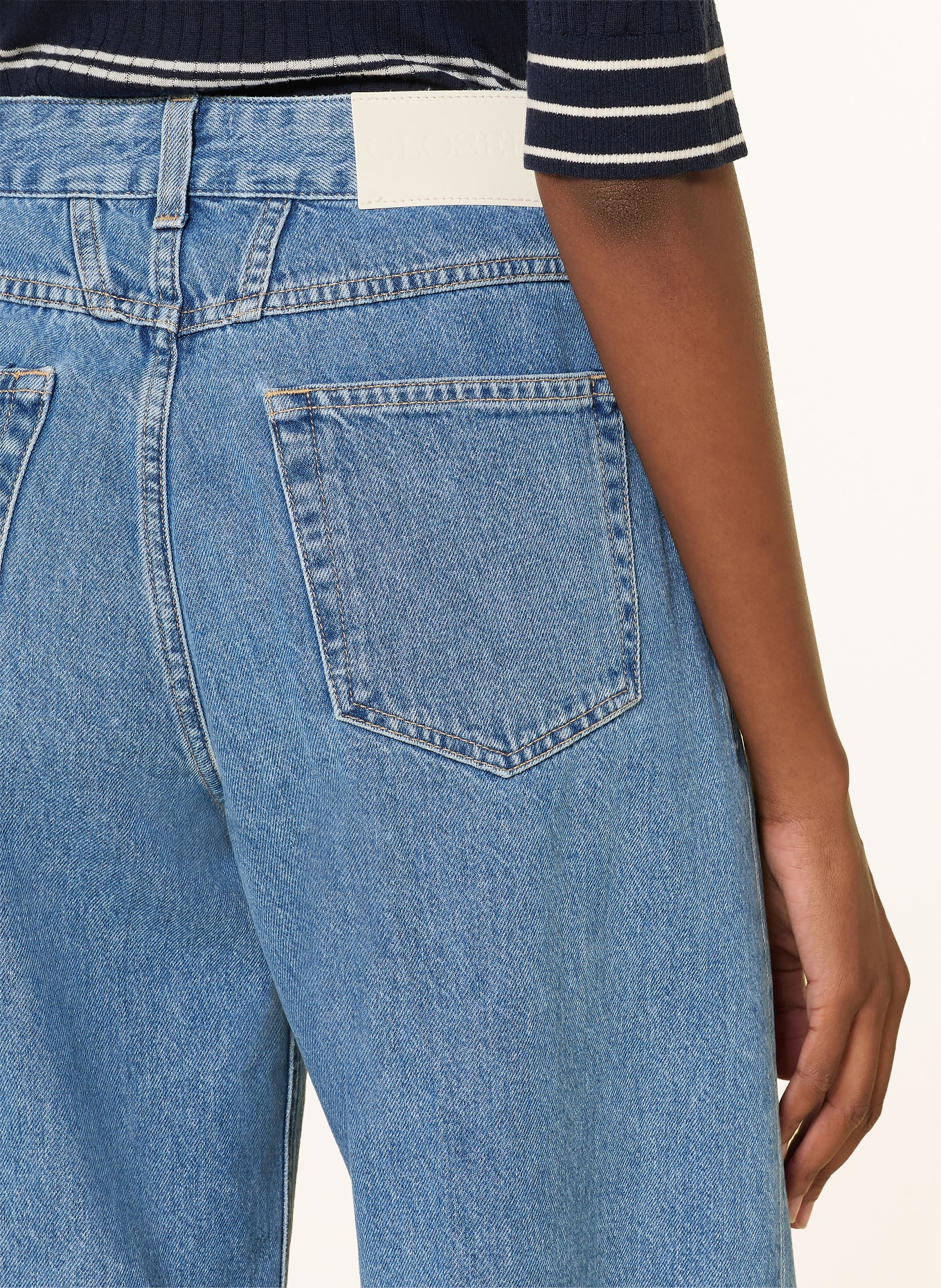 CLOSED Jeans med brede ben JAYLA: MBL MID BLUE