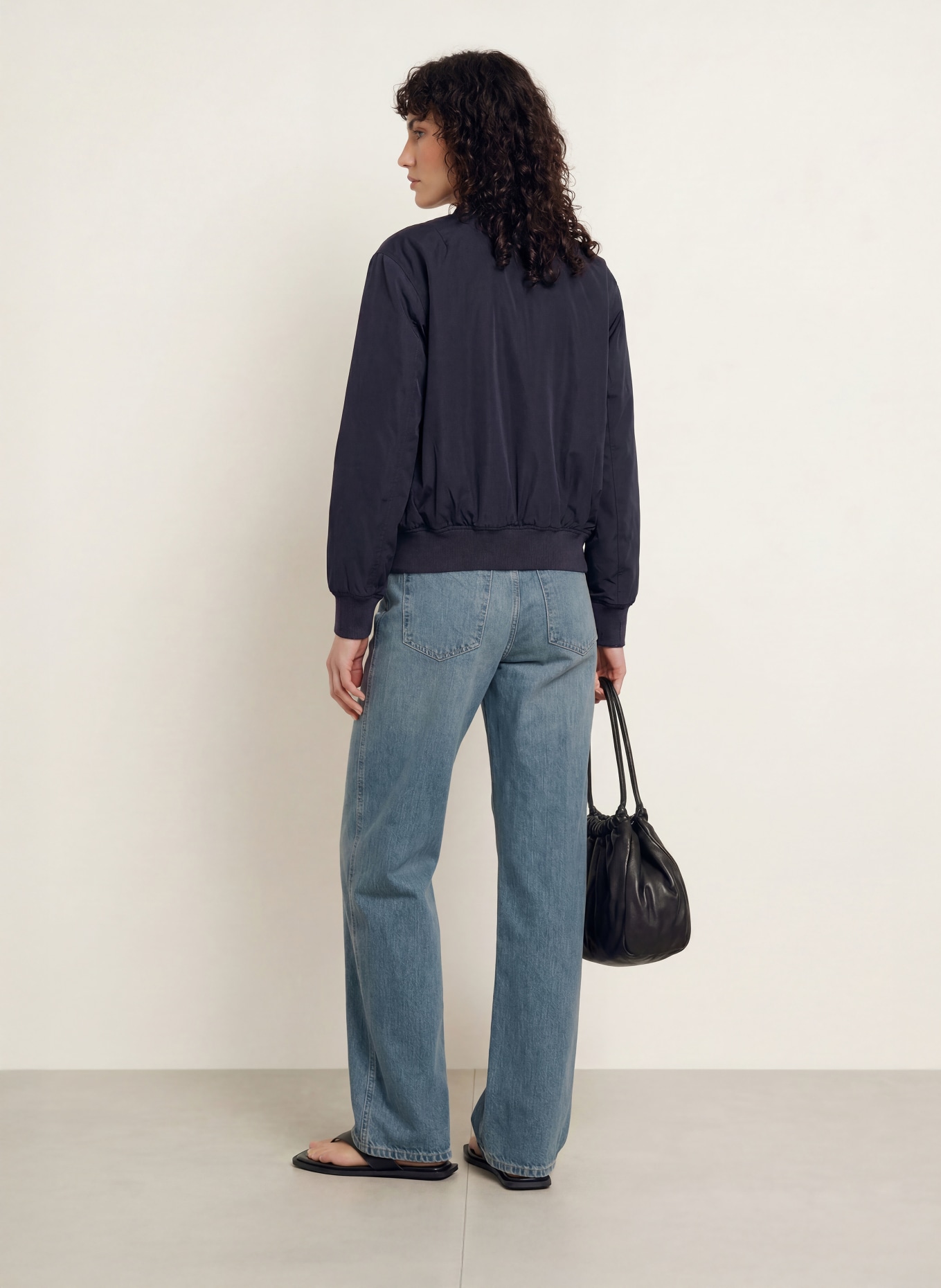 CLOSED TORI-X Barrel-leg jeans: MGY MID GREY